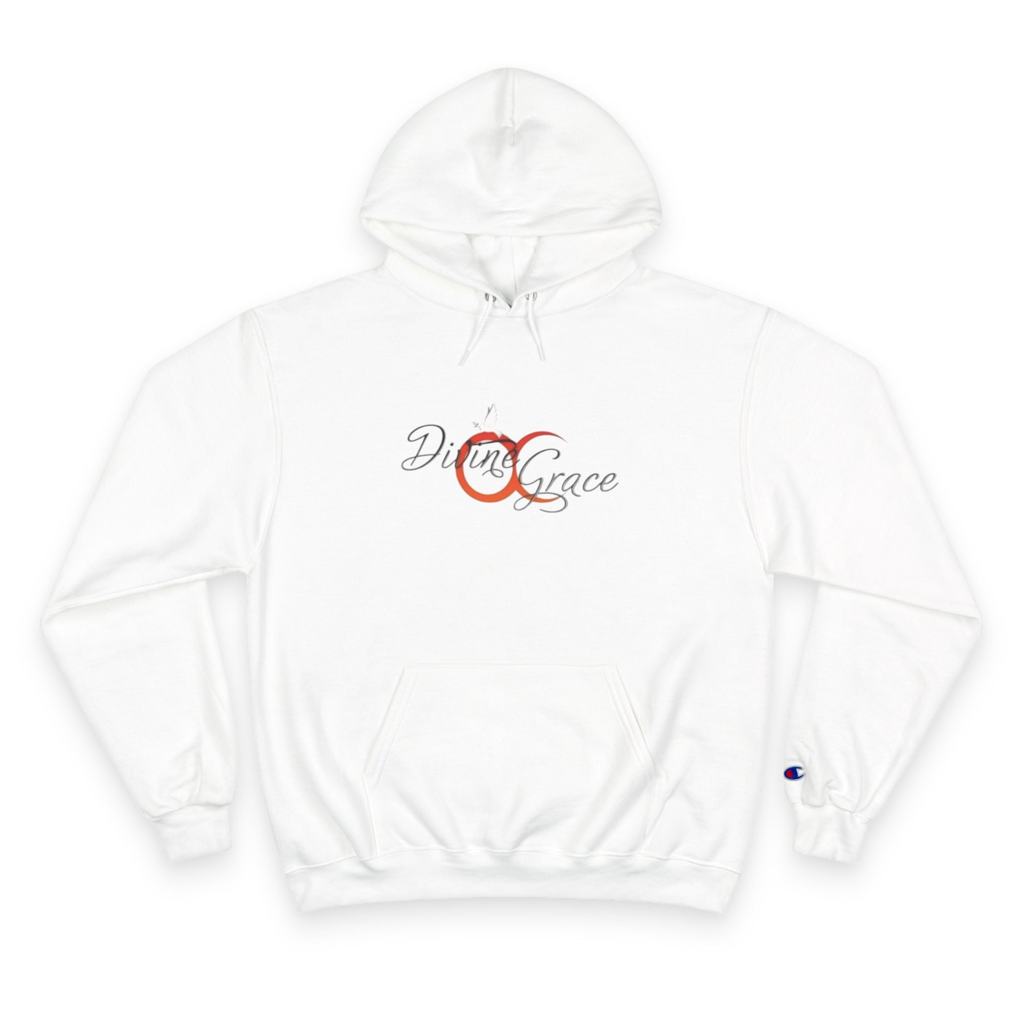 Divine Grace Champion Hoodie - Stylish Sweatshirt with QR Code