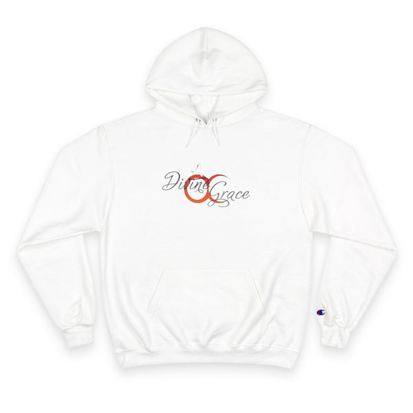 Divine Grace Champion Hoodie - Stylish Sweatshirt with QR Code