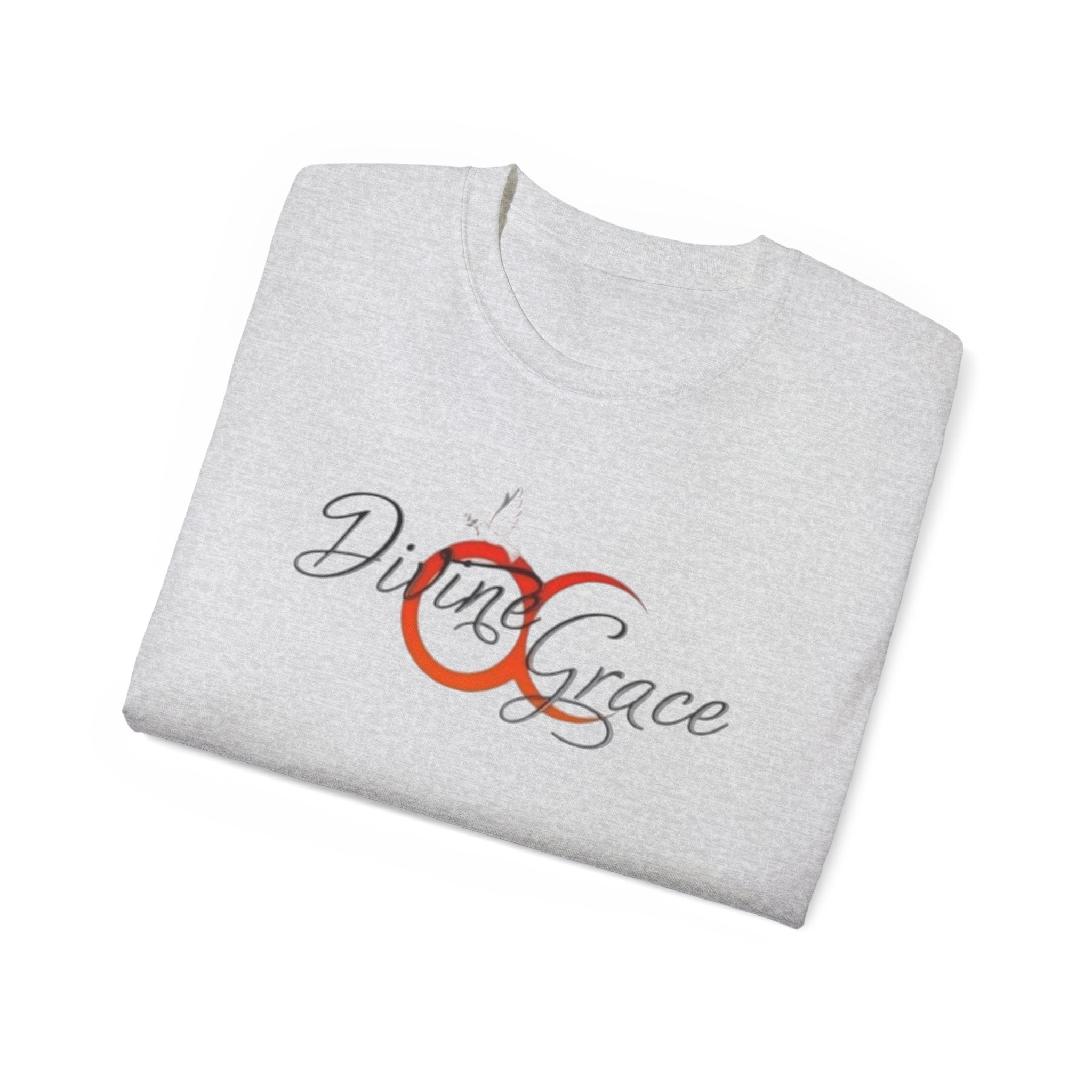 Divine Grace Unisex Ultra Cotton Tee - Inspirational Quote Tee with QR Code