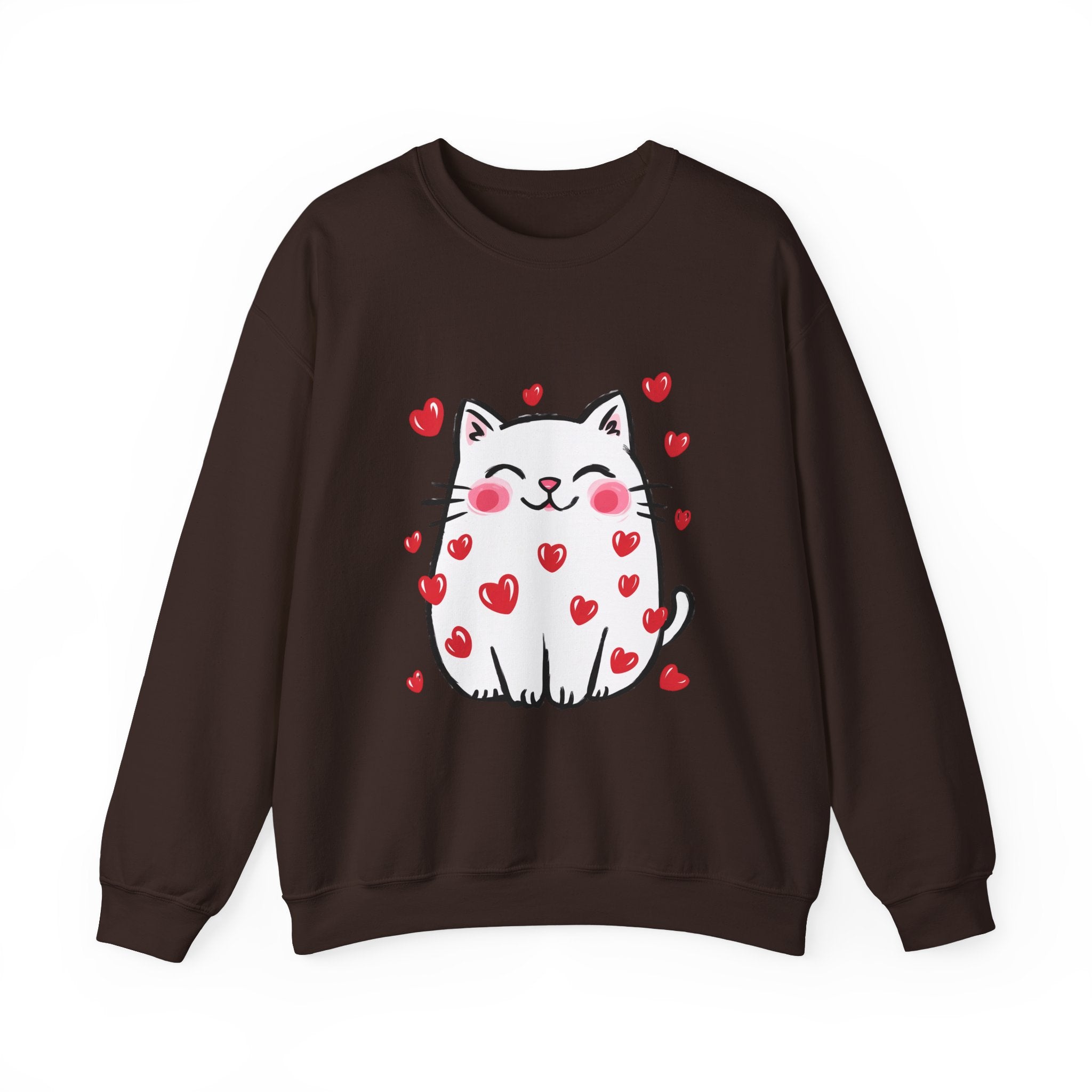 Cats Hearts Sweatshirt Unisex