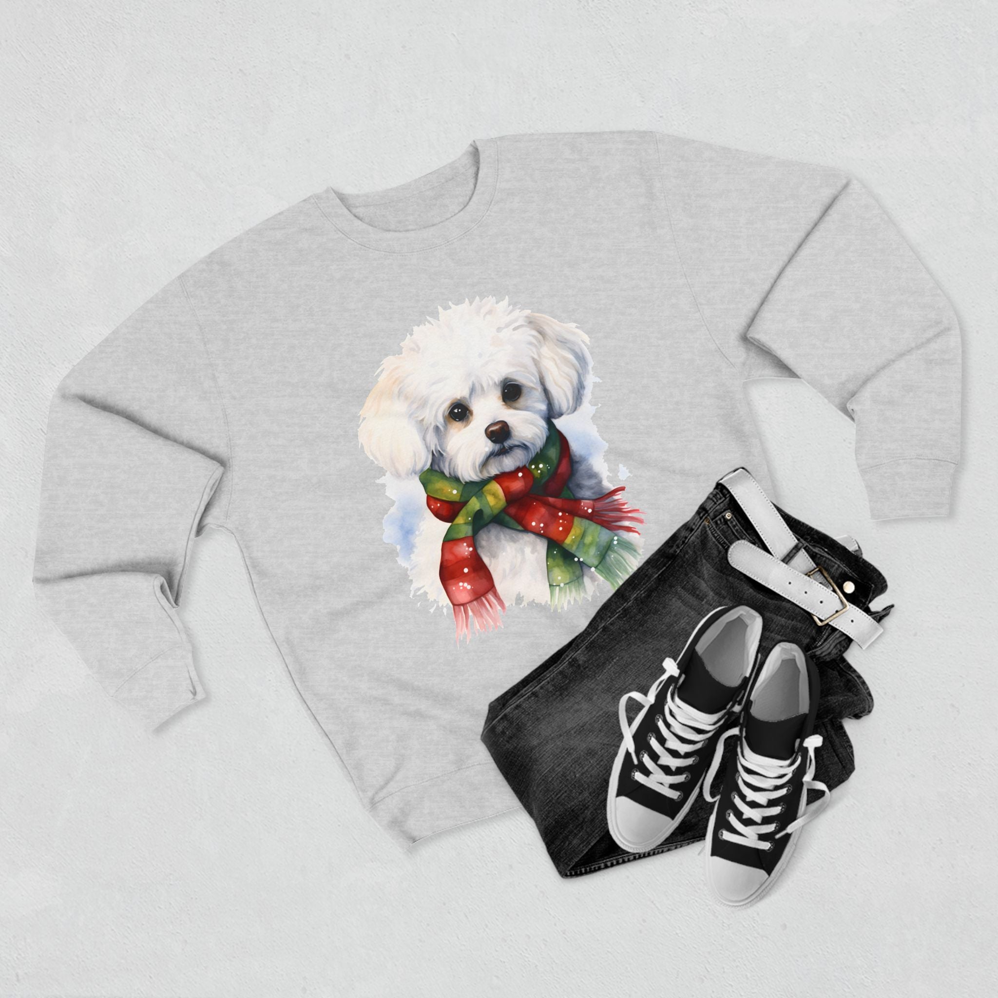 Bichon Crewneck Sweatshirt- Unisex