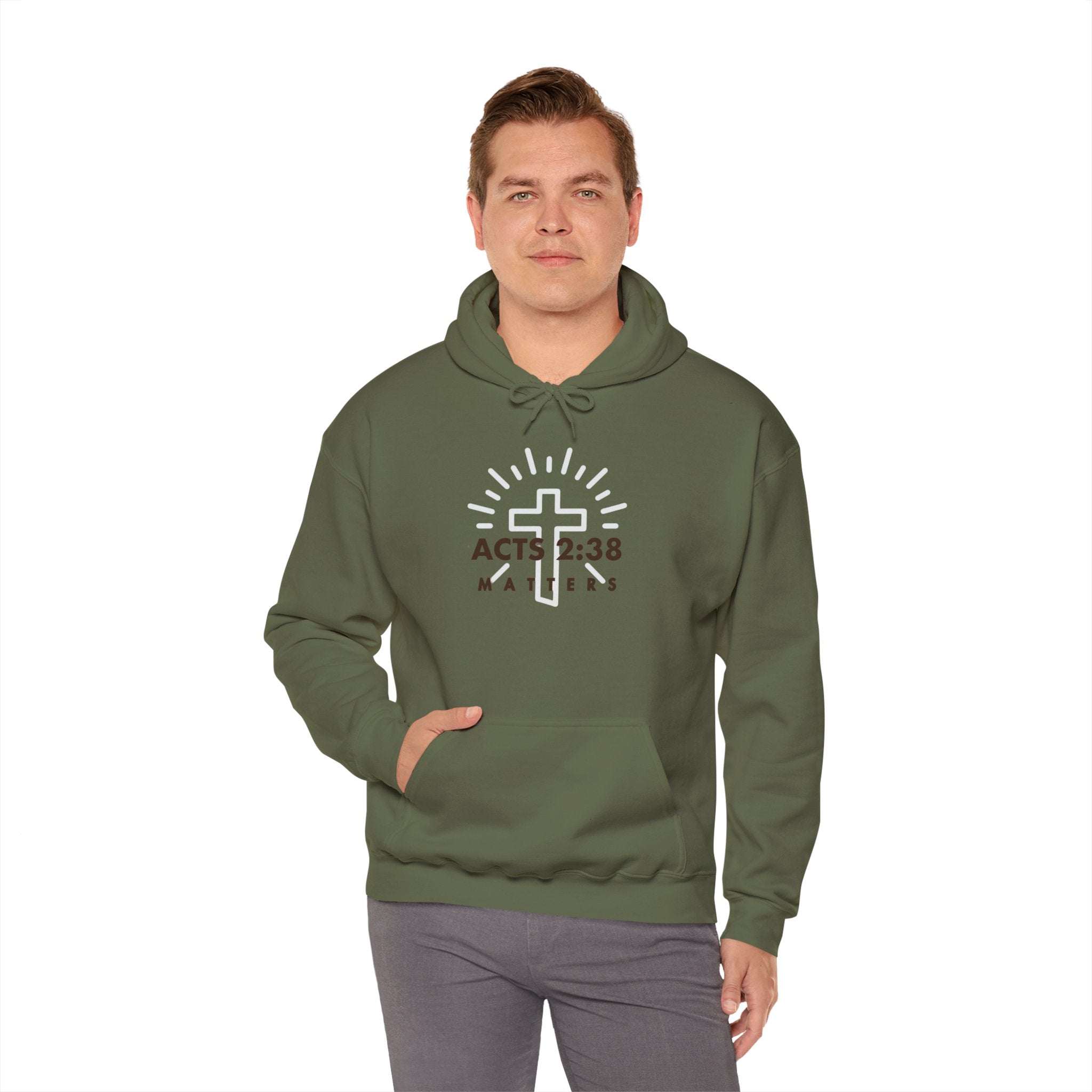 Acts 2:38 Hooded Sweatshirt