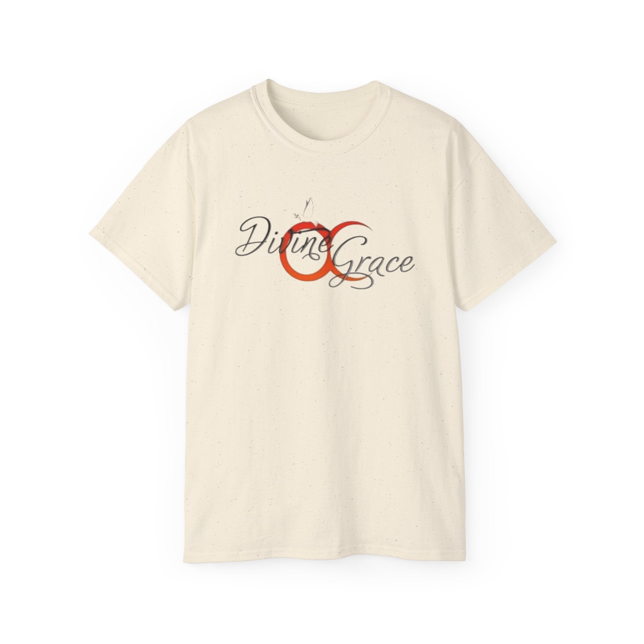 Divine Grace Unisex Ultra Cotton Tee - Inspirational Quote Tee with QR Code