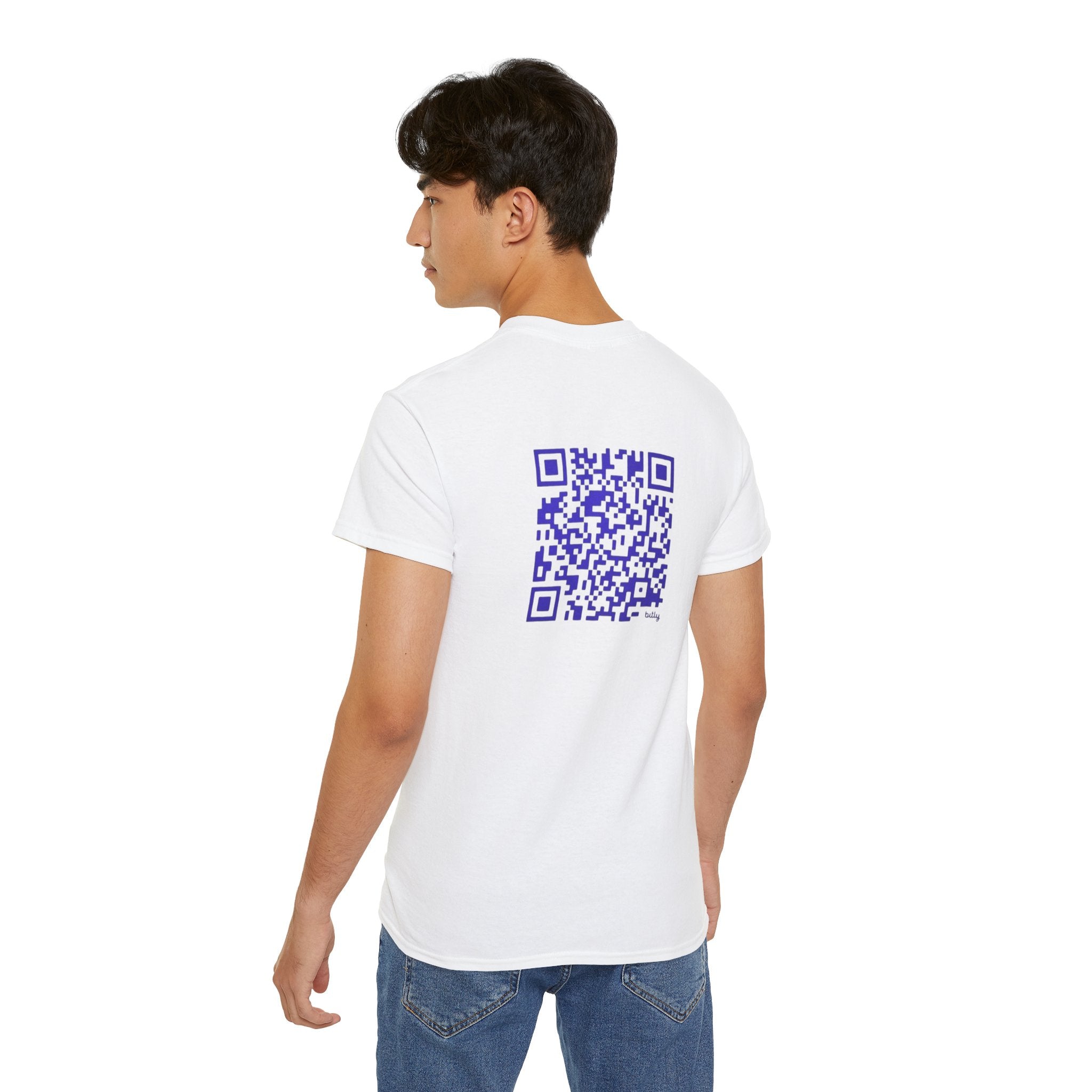 Divine Grace Unisex Ultra Cotton Tee - Inspirational Quote Tee with QR Code