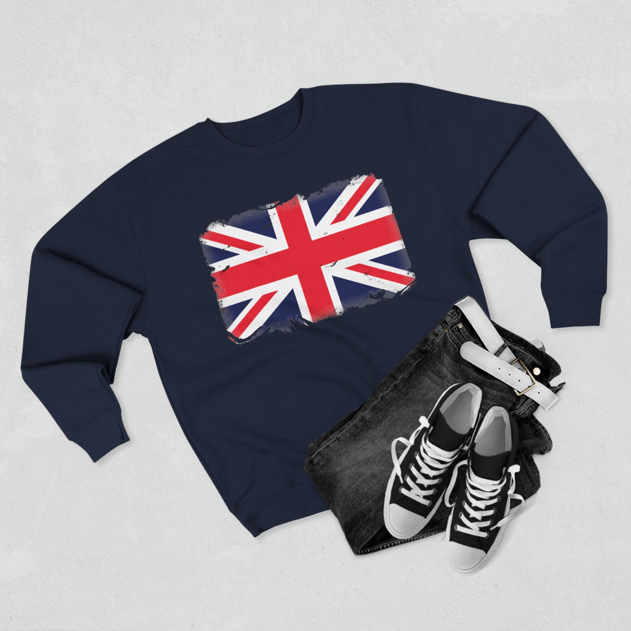 UK Flag Crewneck Sweatshirt
