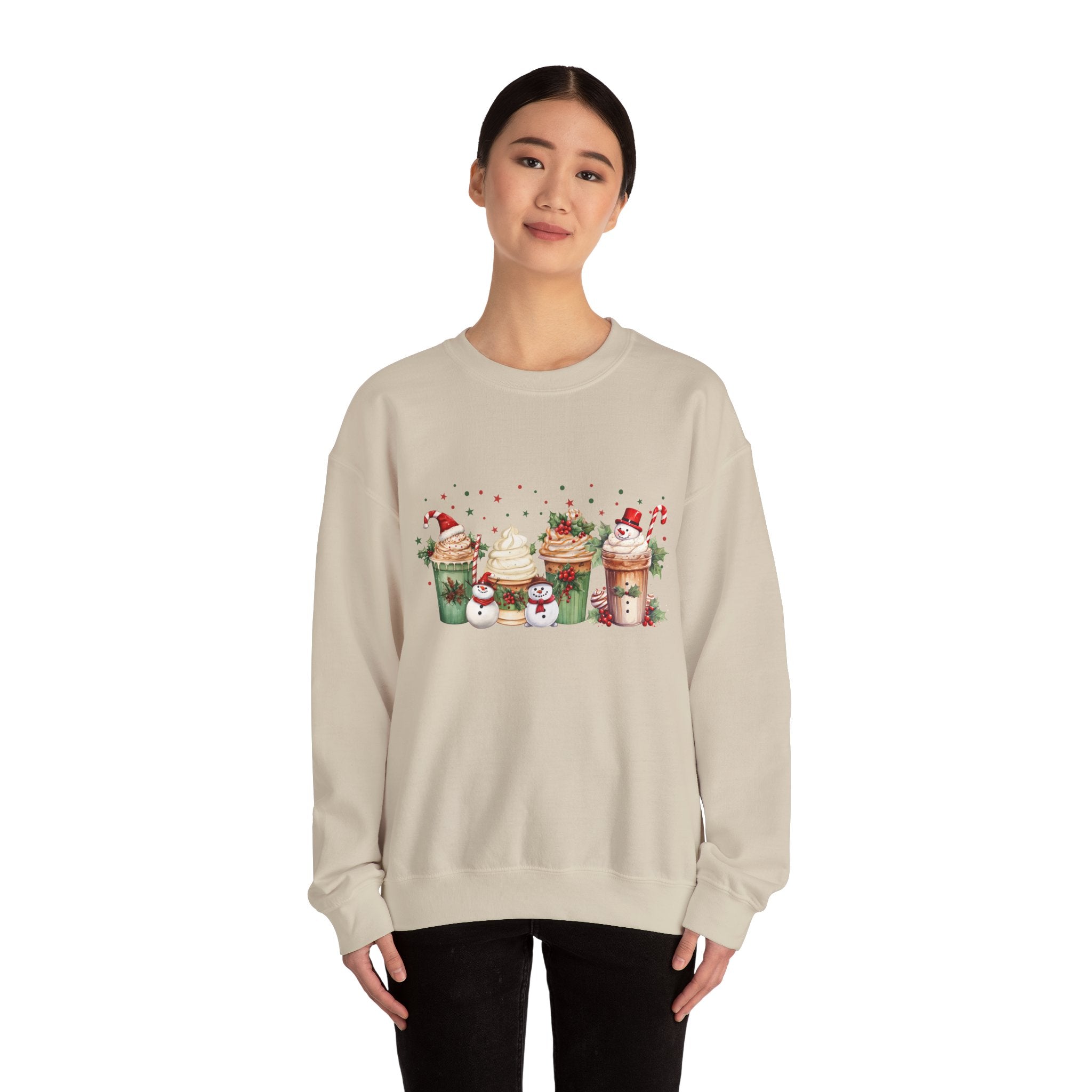 Snowman Coffee crewneck Sweatshirt Unisex