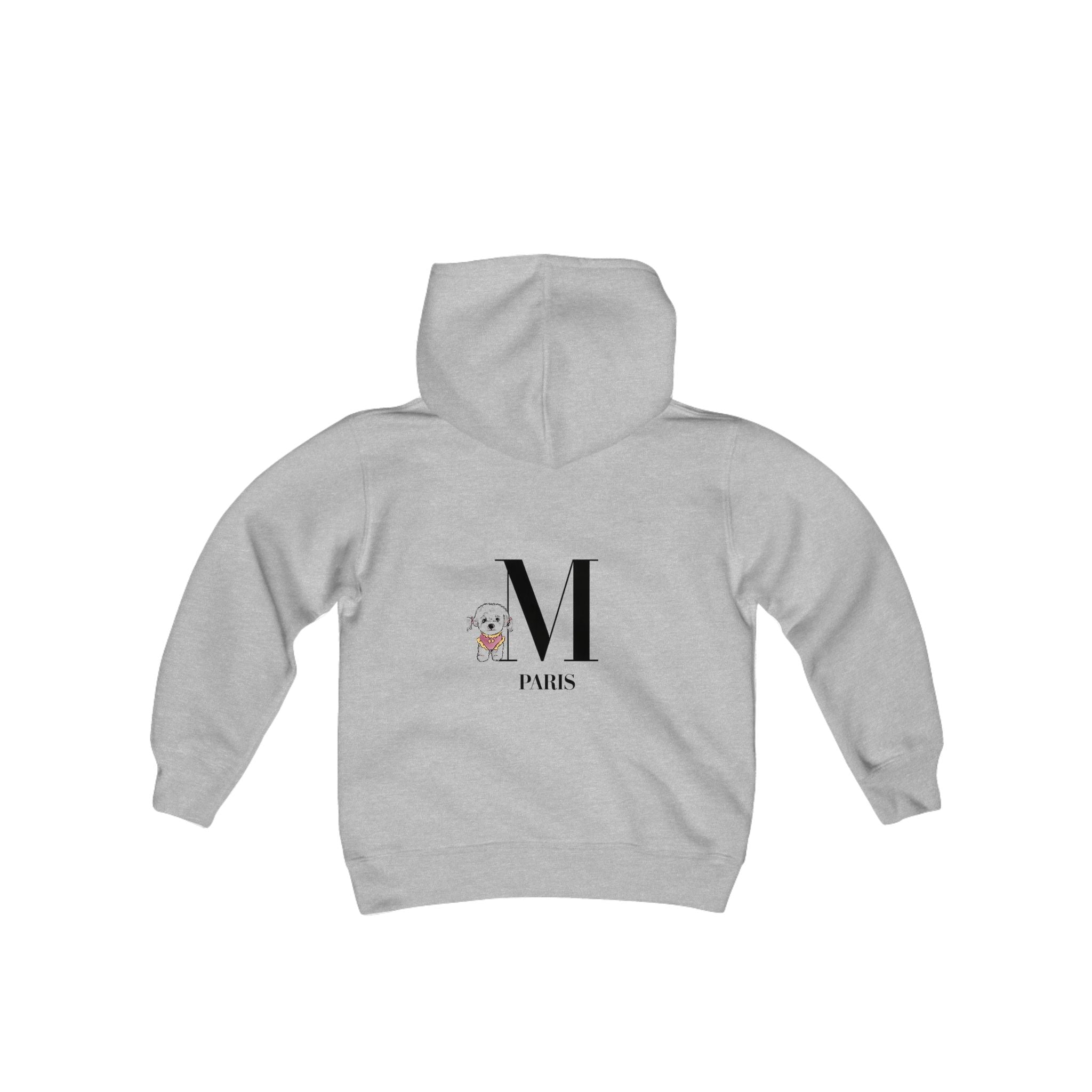 Paris Heavy Blend Hooded Youth Sweatshirt