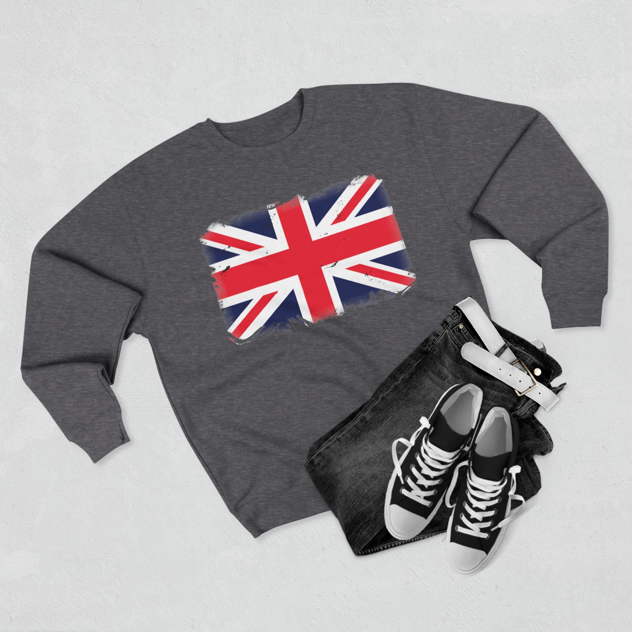UK Flag Crewneck Sweatshirt