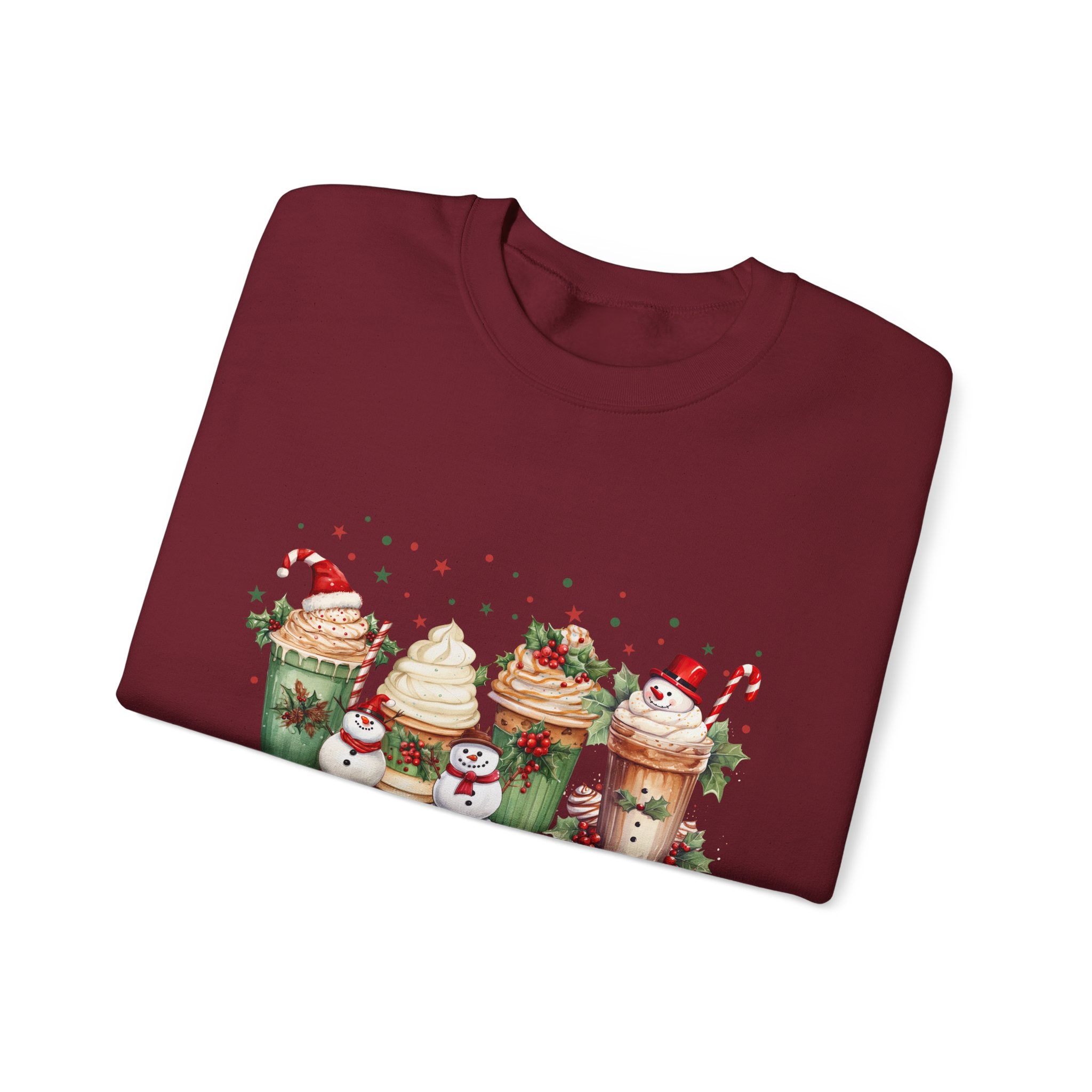 Snowman Coffee crewneck Sweatshirt Unisex