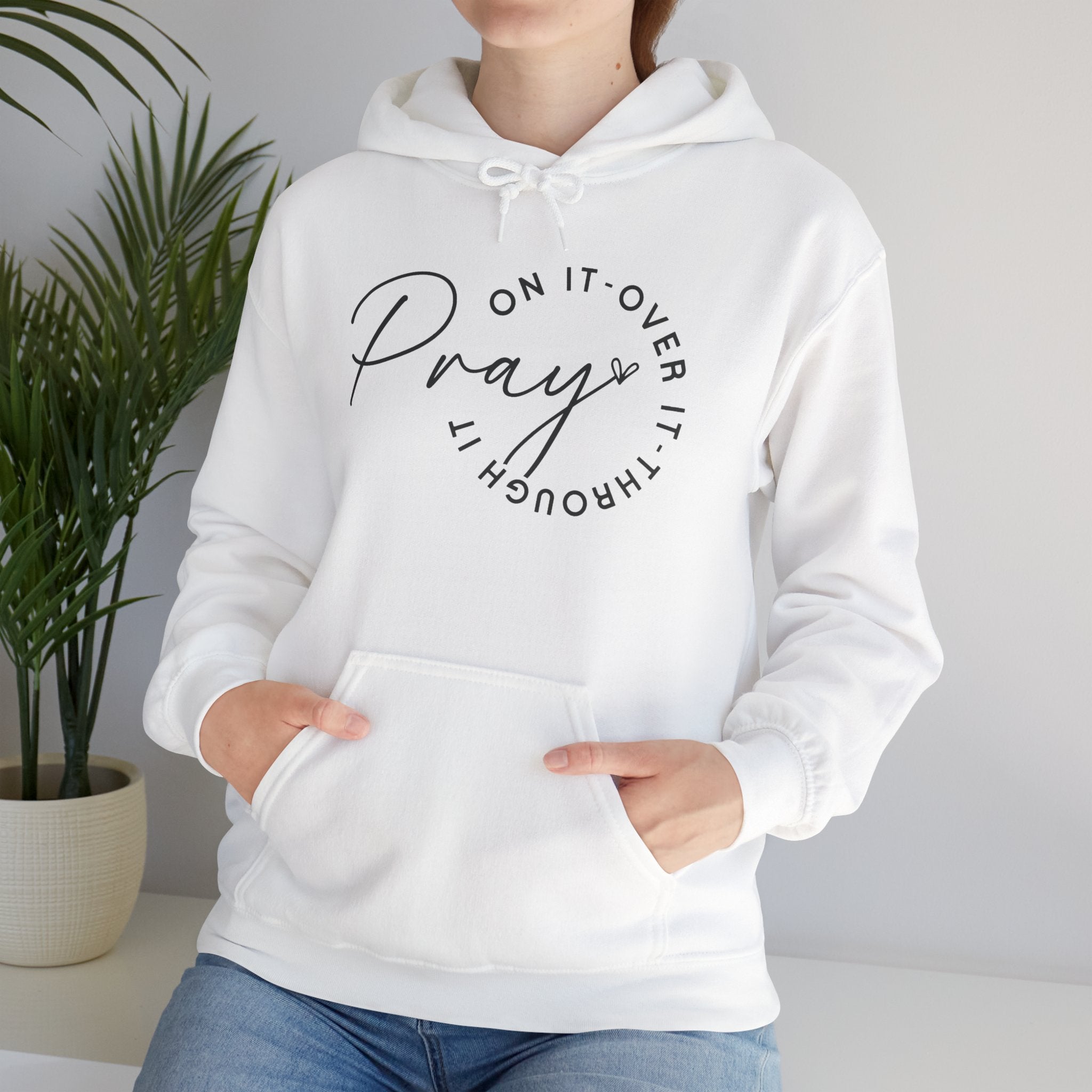 Pray on it Heavy Blend™ Hooded Sweatshirt