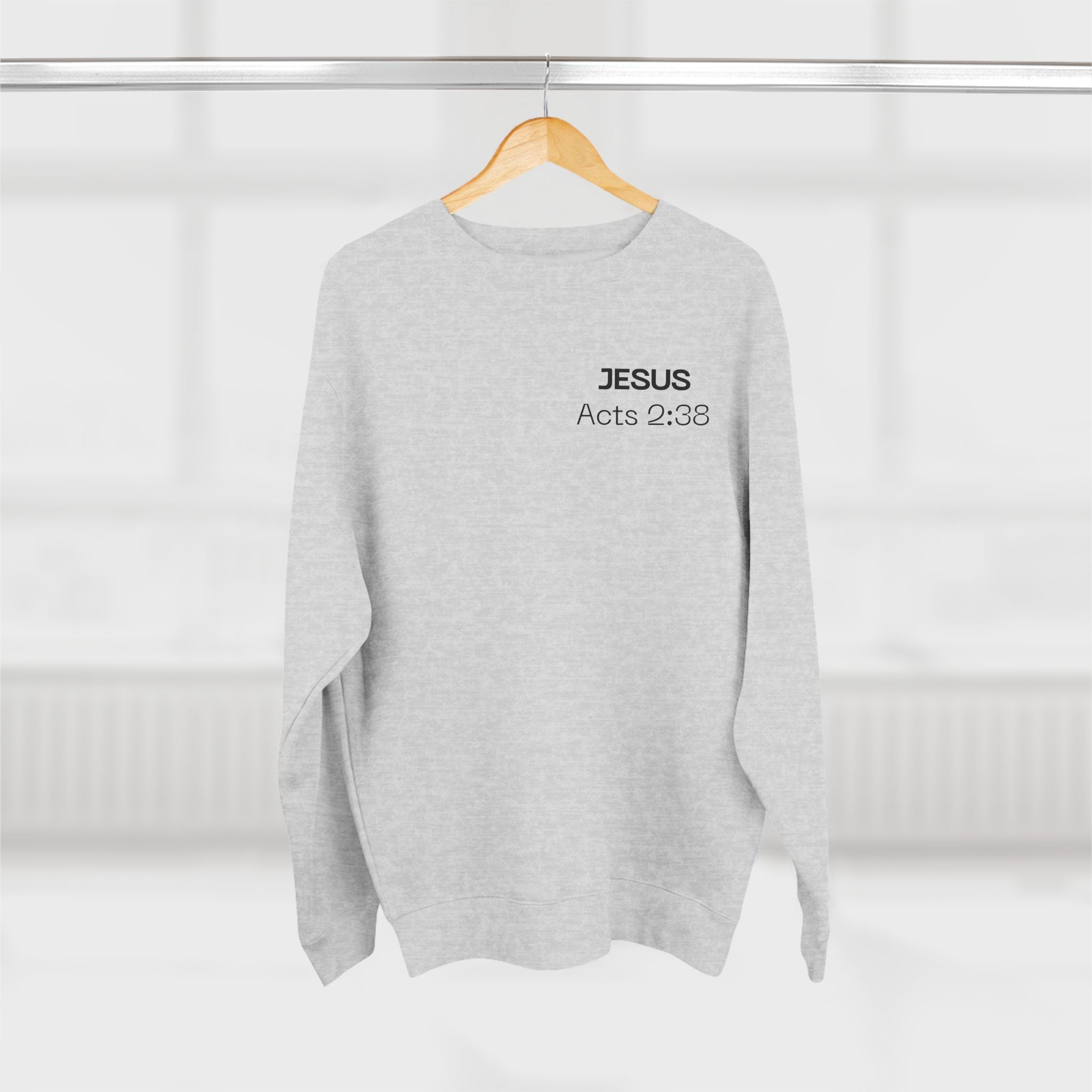 Jesus answers prayers Crewneck Sweatshirt