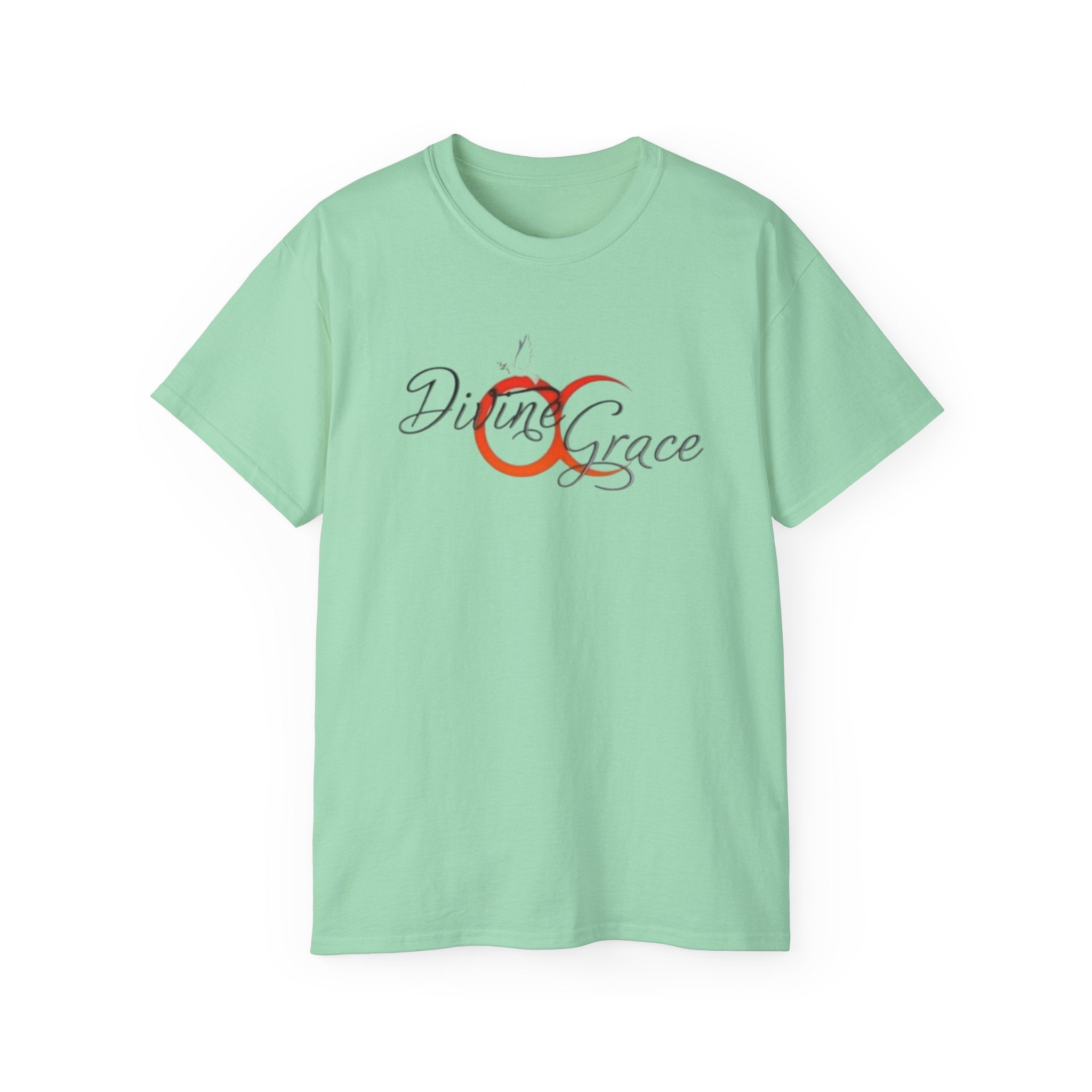 Divine Grace Unisex Ultra Cotton Tee - Inspirational Quote Tee with QR Code