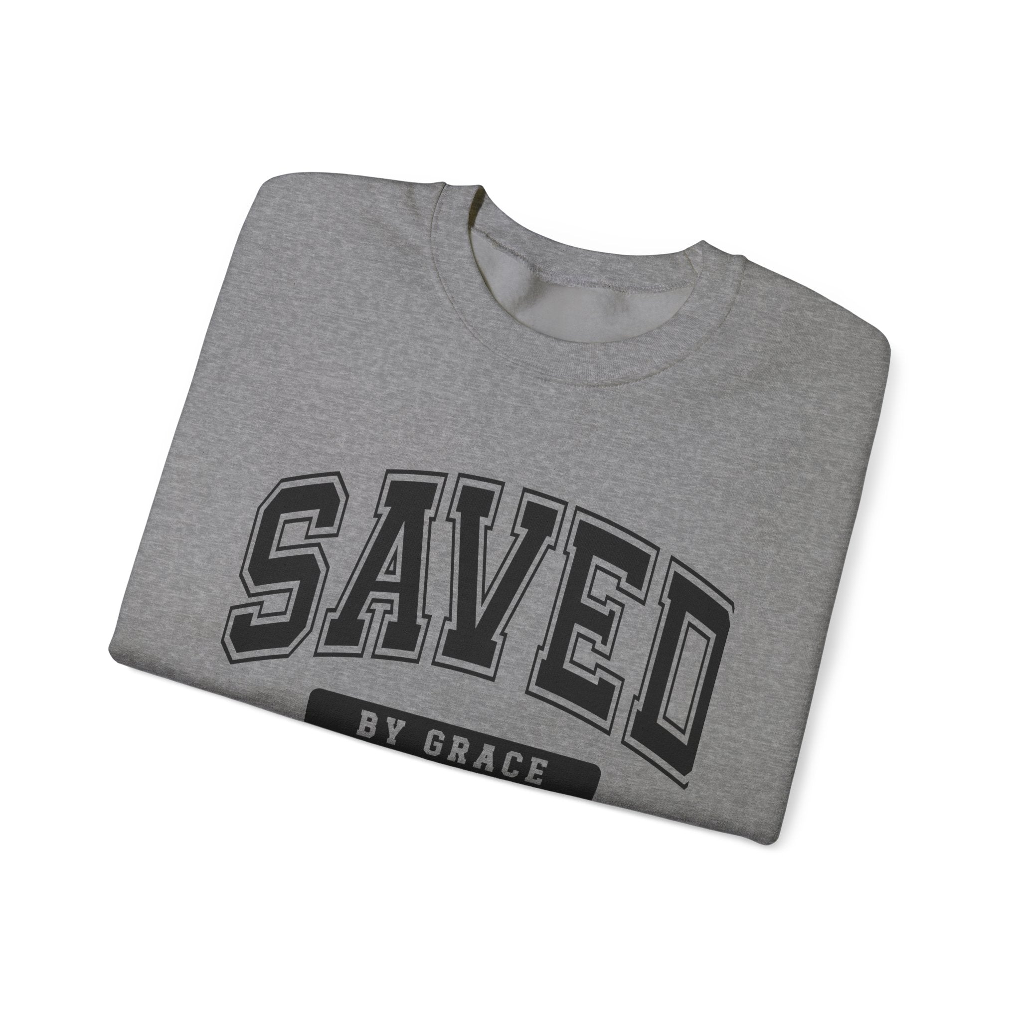 Saved by Grace crewneck Sweatshirt - Unisex