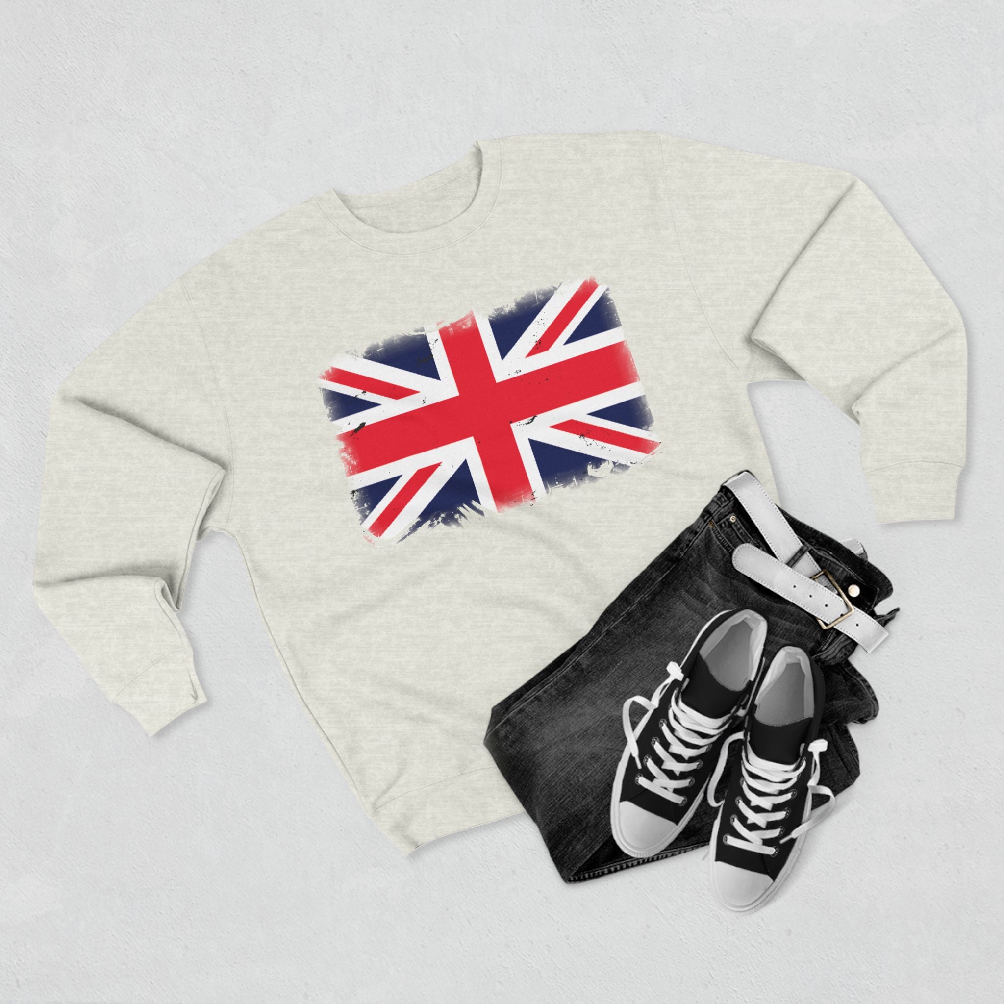 UK Flag Crewneck Sweatshirt