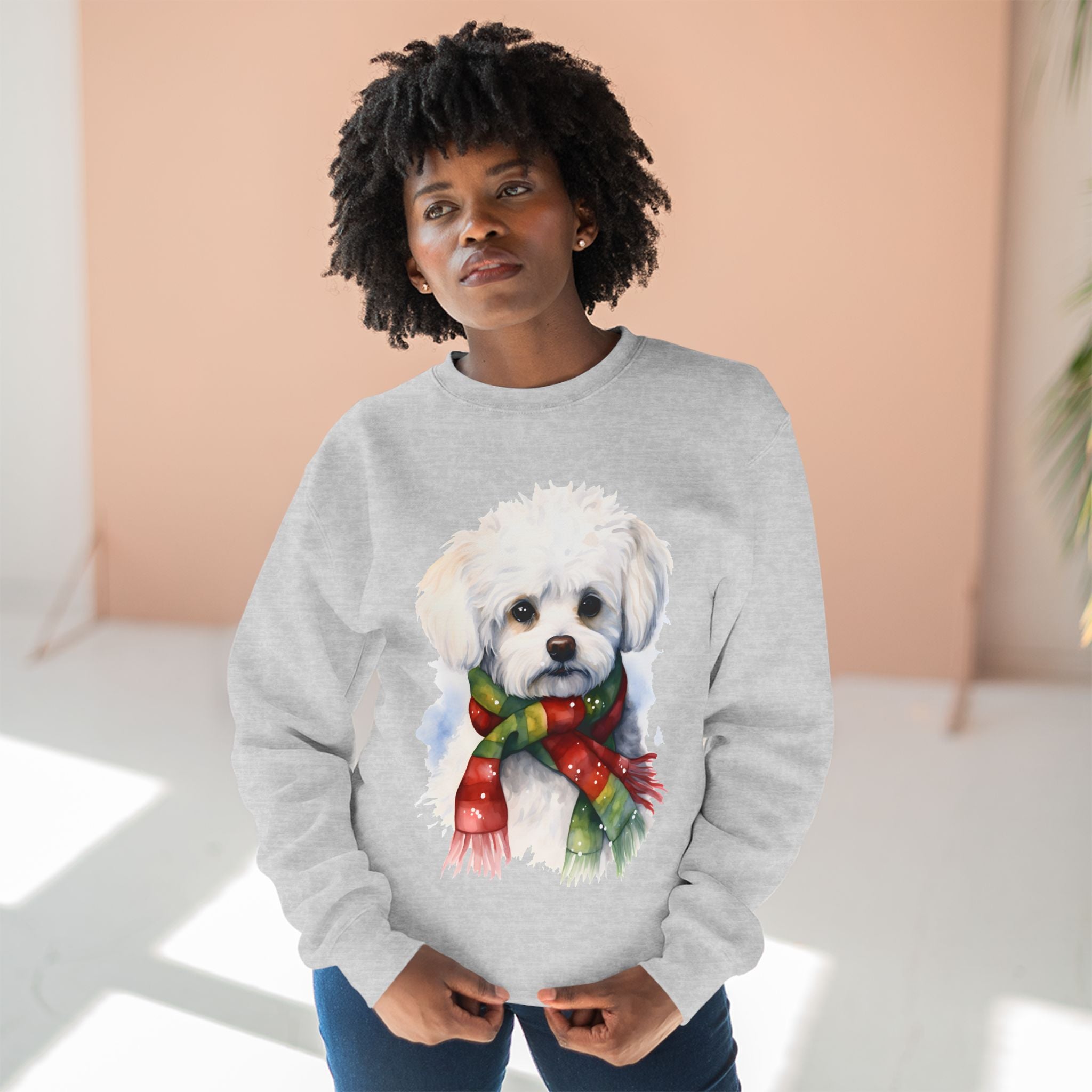 Bichon Crewneck Sweatshirt- Unisex