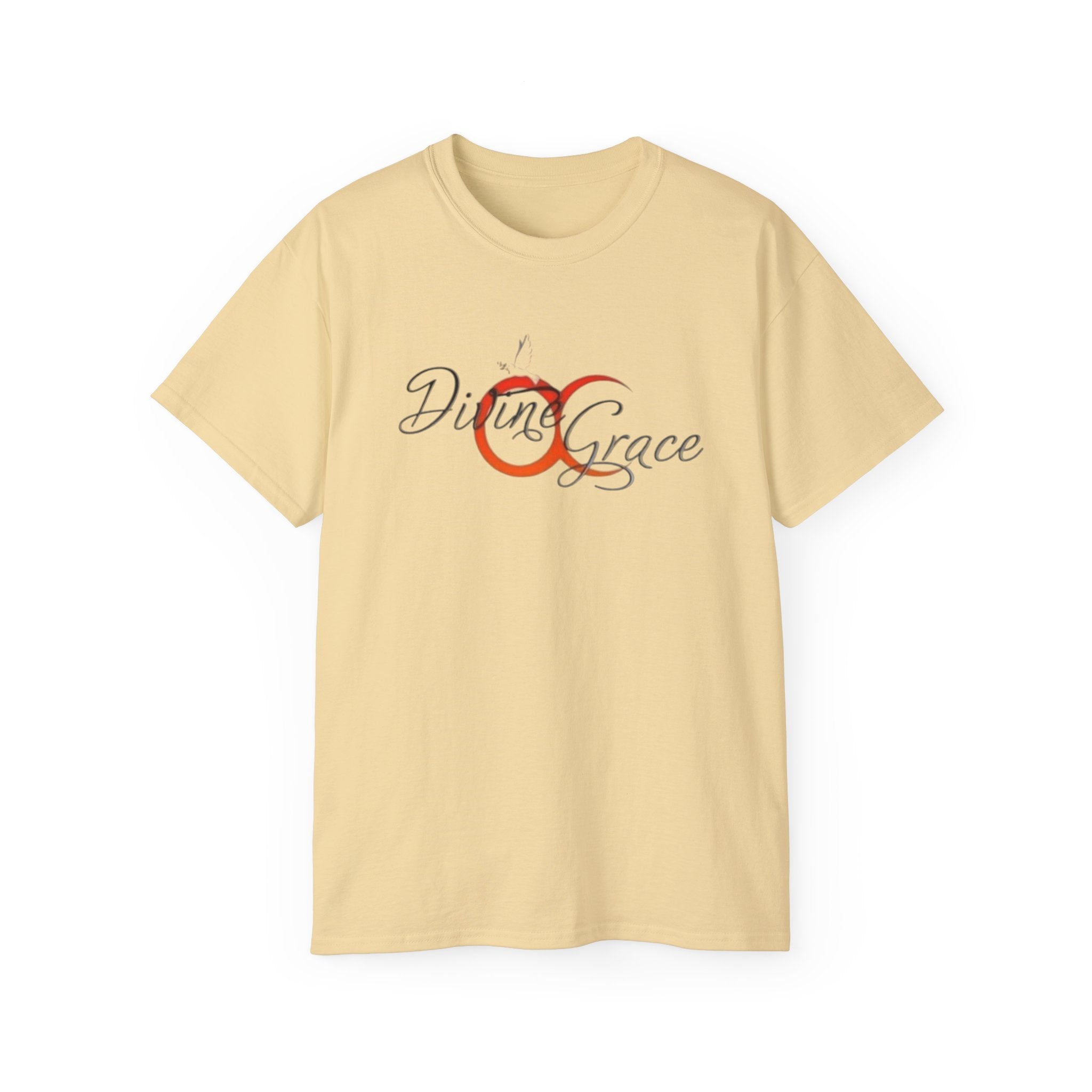 Divine Grace Unisex Ultra Cotton Tee - Inspirational Quote Tee with QR Code