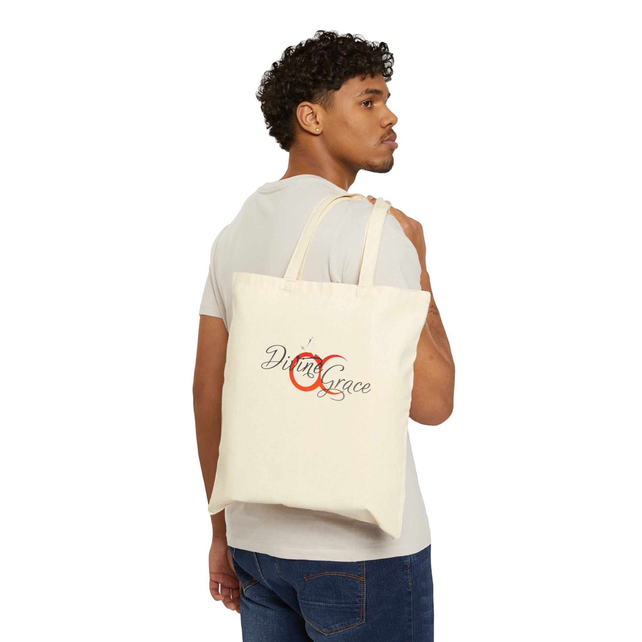 Divine Grace Cotton Canvas Tote Bag