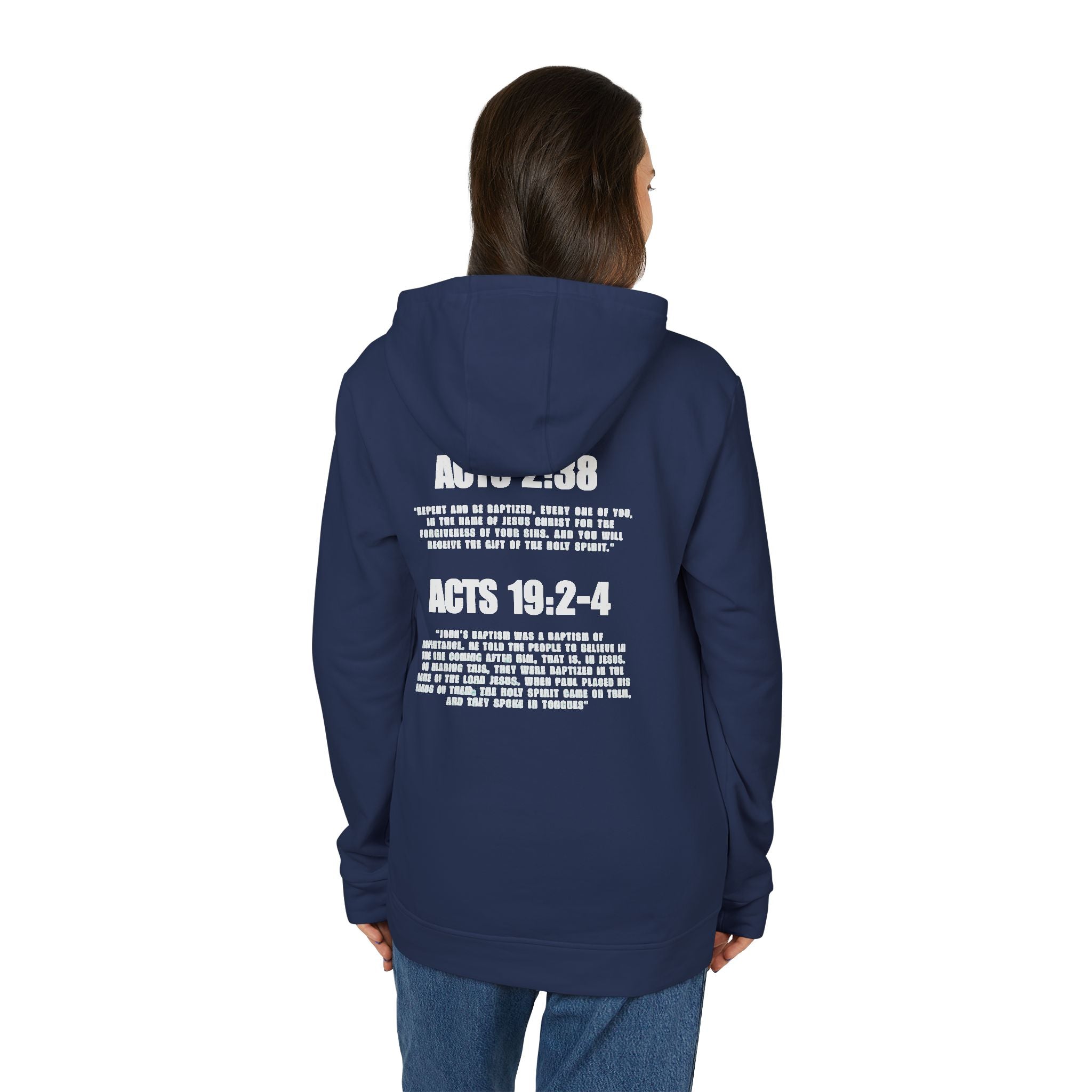 Acts 2:38 adidas Unisex Fleece Hoodie