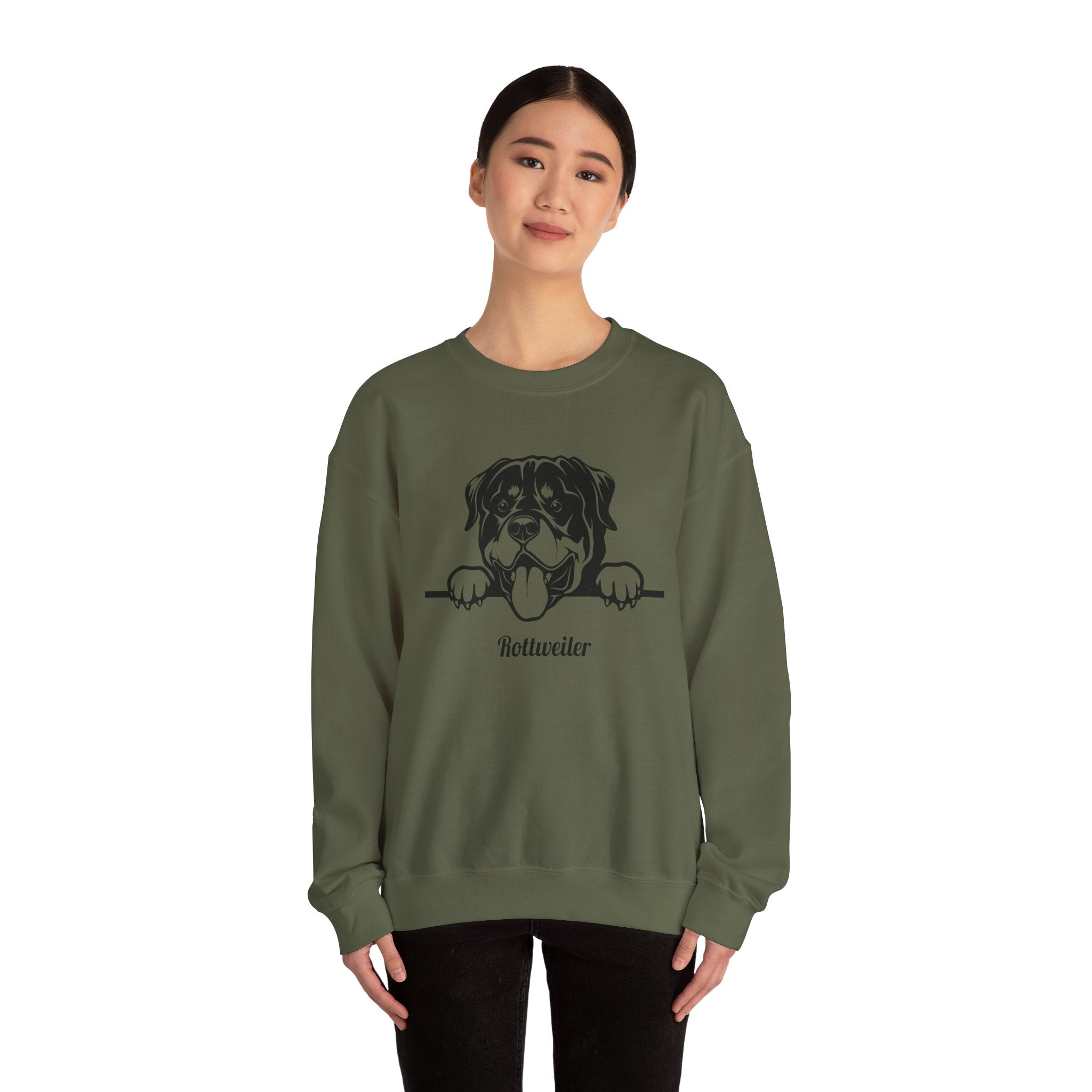 Rottweiler crewneck Sweatshirt Unisex