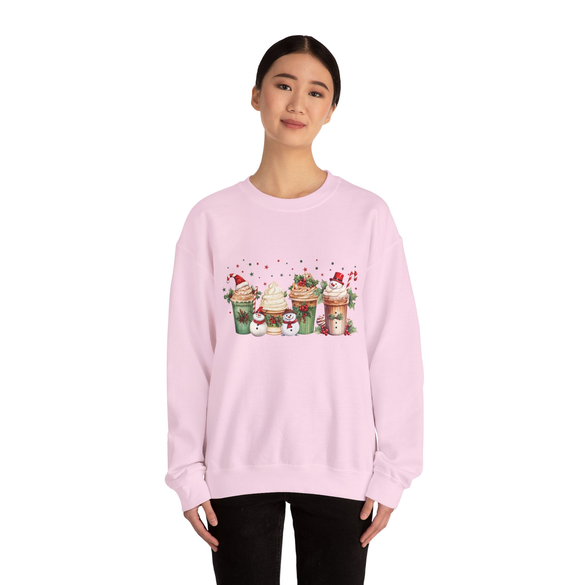Snowman Coffee crewneck Sweatshirt Unisex