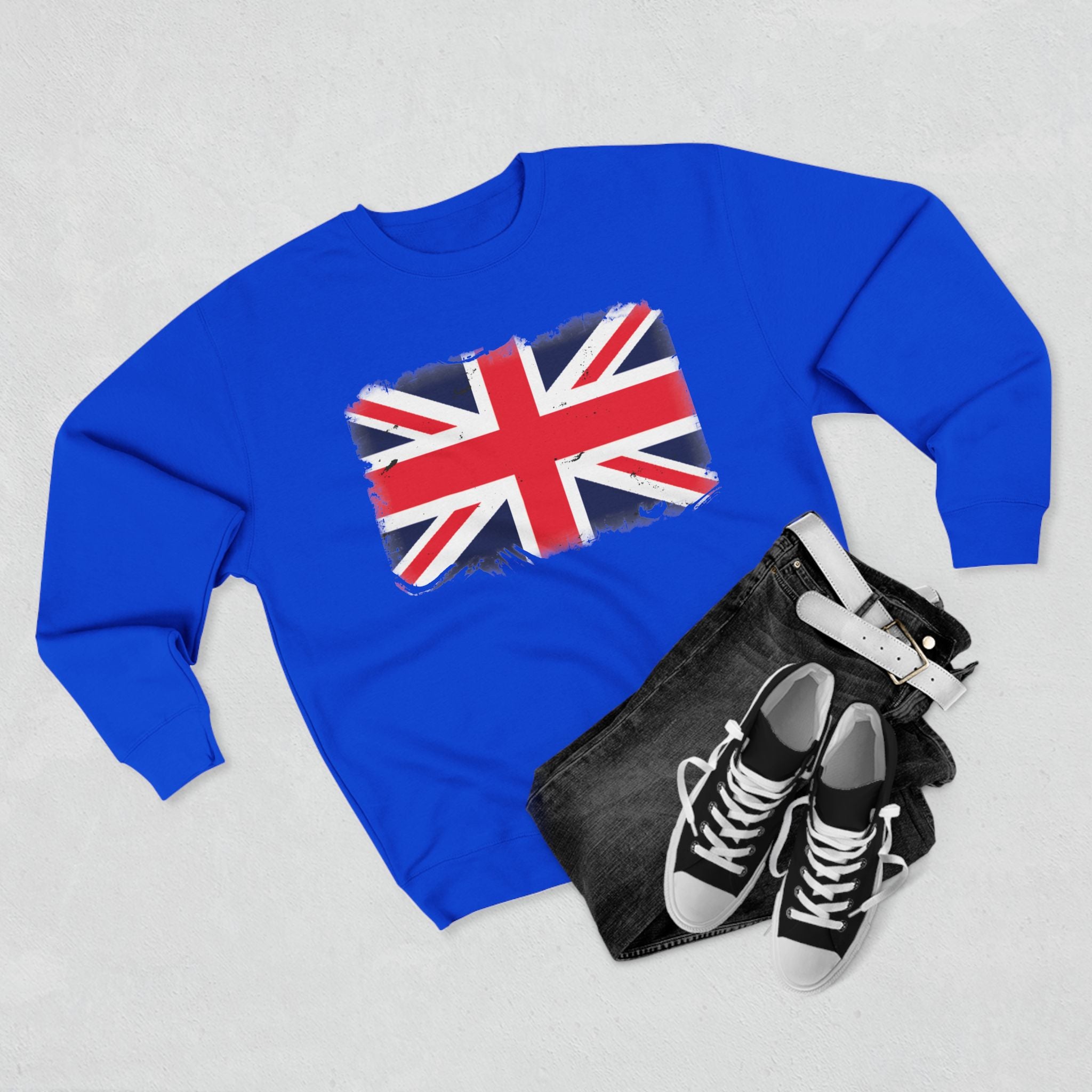 UK Flag Crewneck Sweatshirt