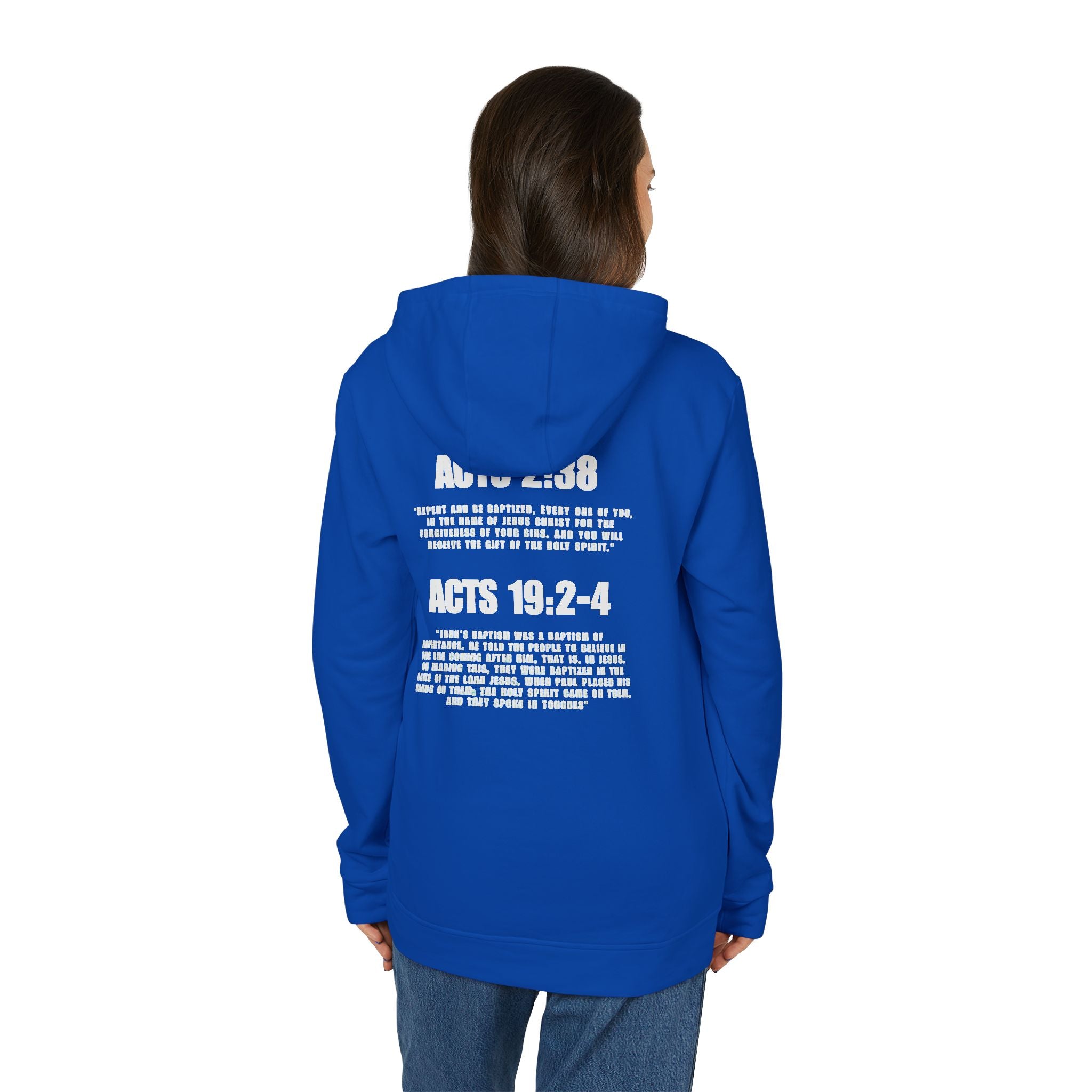 Acts 2:38 adidas Unisex Fleece Hoodie