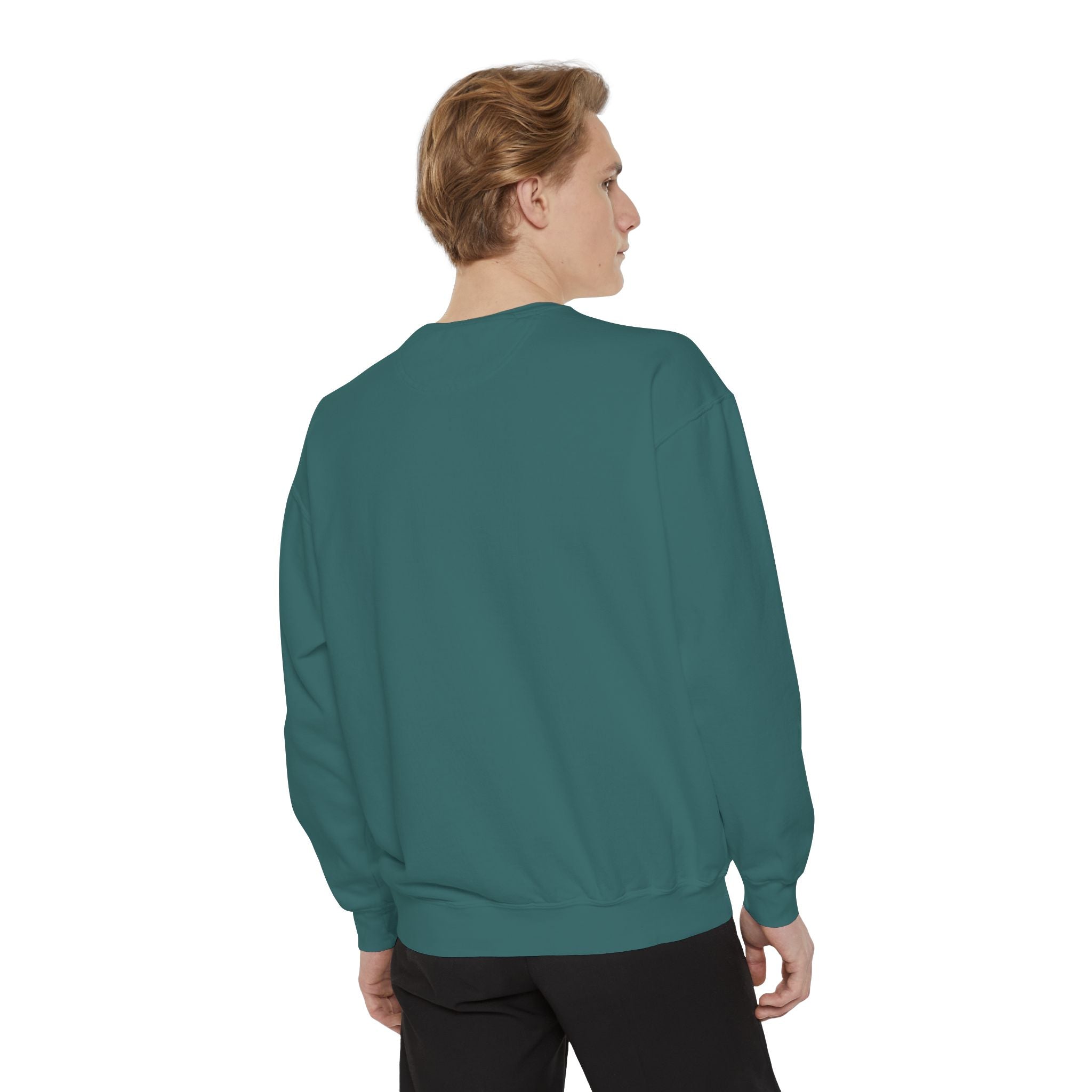 Customized Boston Terrier Unisex Garment-Dyed Sweatshirt
