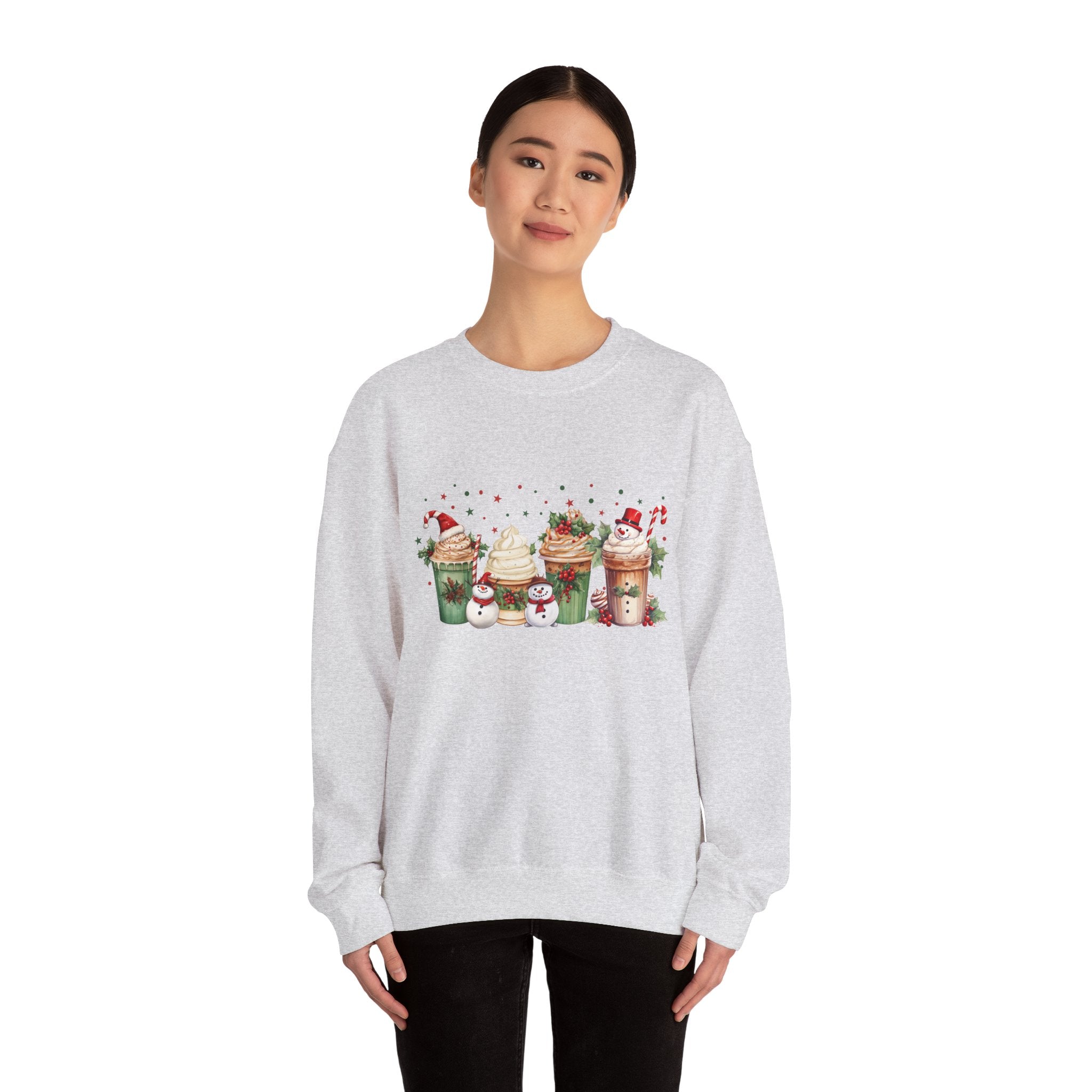 Snowman Coffee crewneck Sweatshirt Unisex