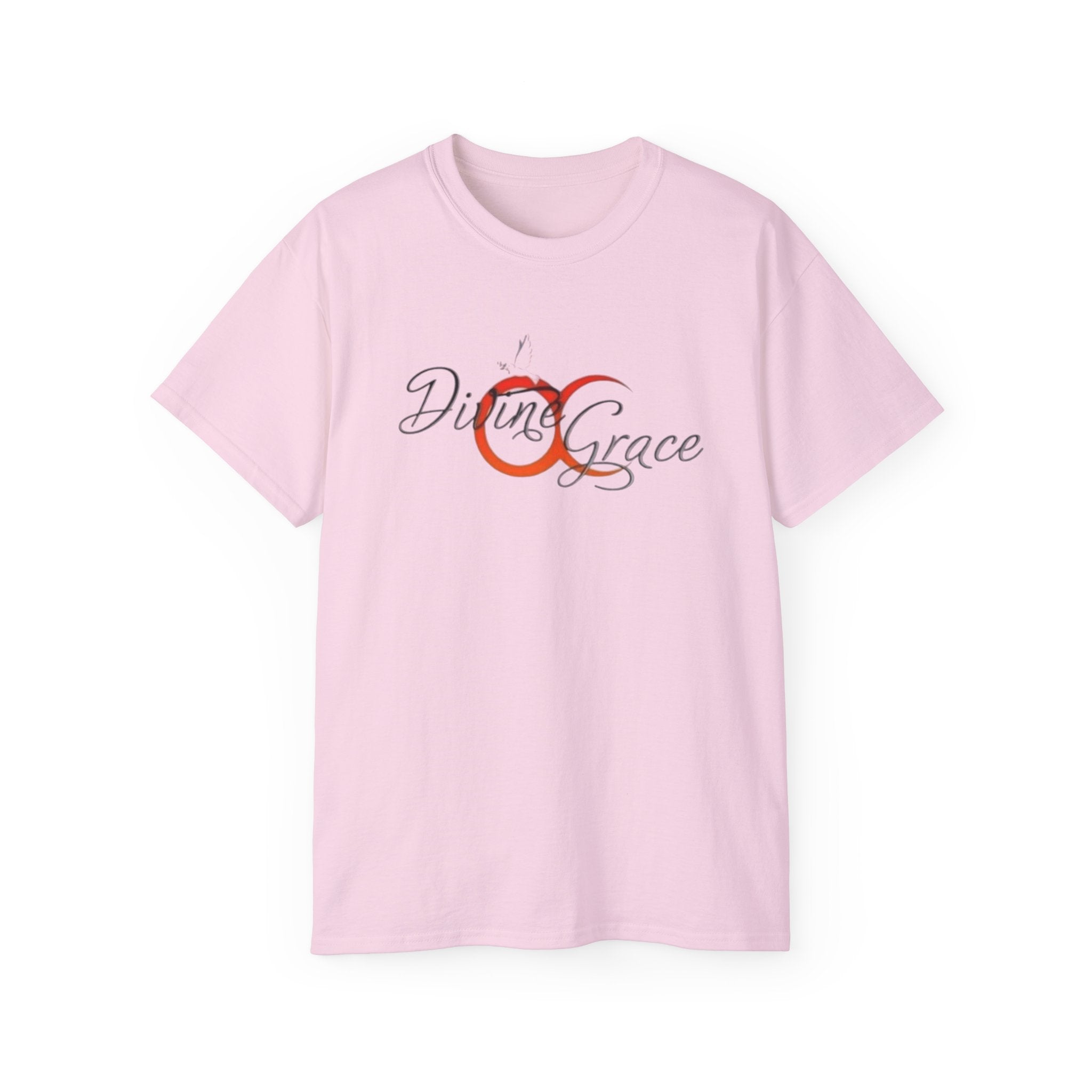 Divine Grace Unisex Ultra Cotton Tee - Inspirational Quote Tee with QR Code
