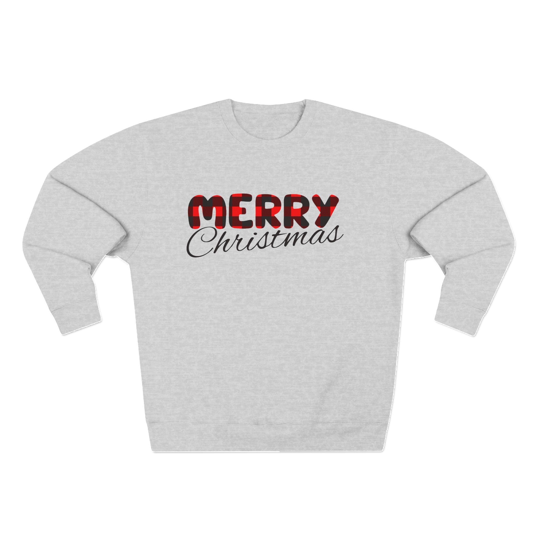 Merry Christmas- Cowhide Crewneck Sweatshirt