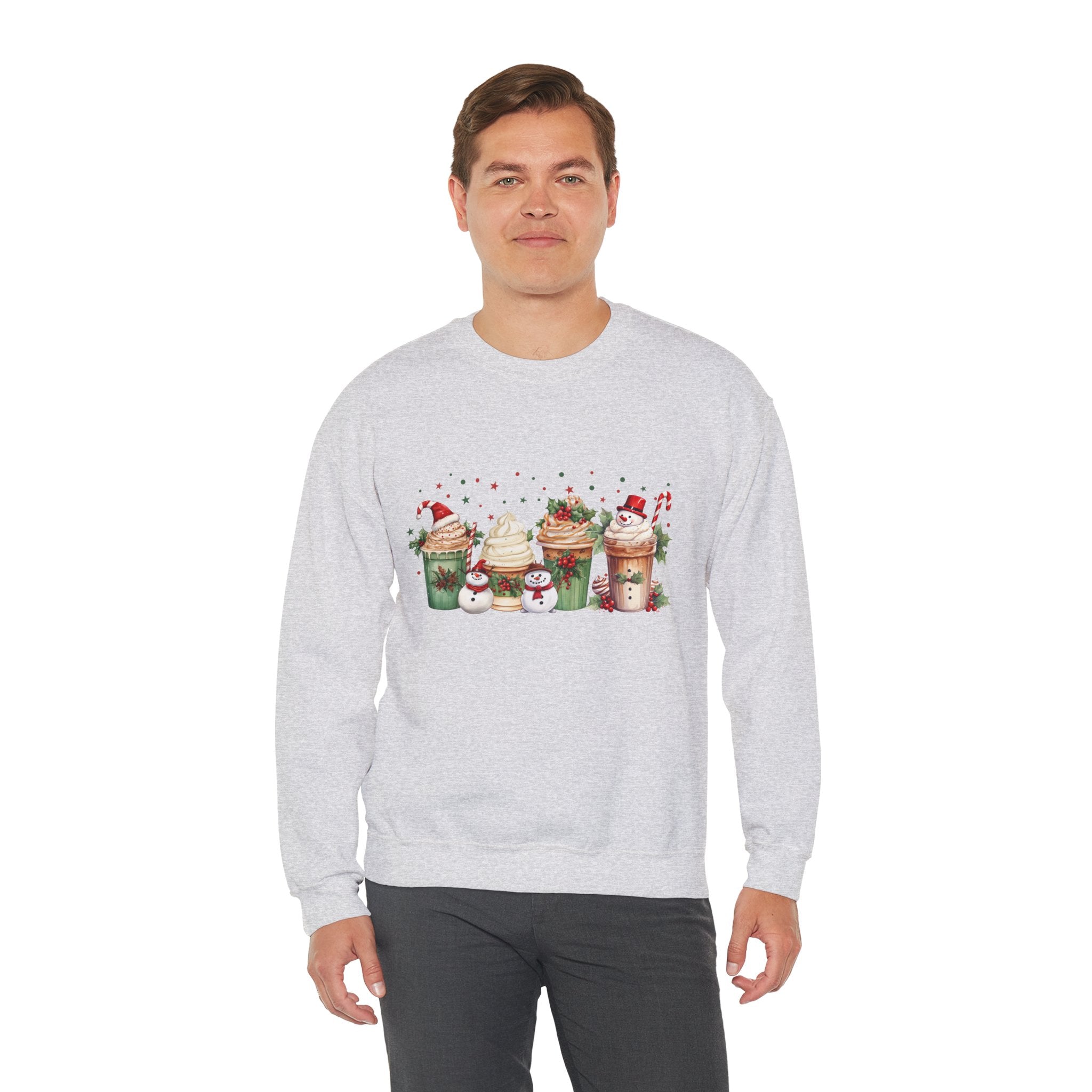 Snowman Coffee crewneck Sweatshirt Unisex