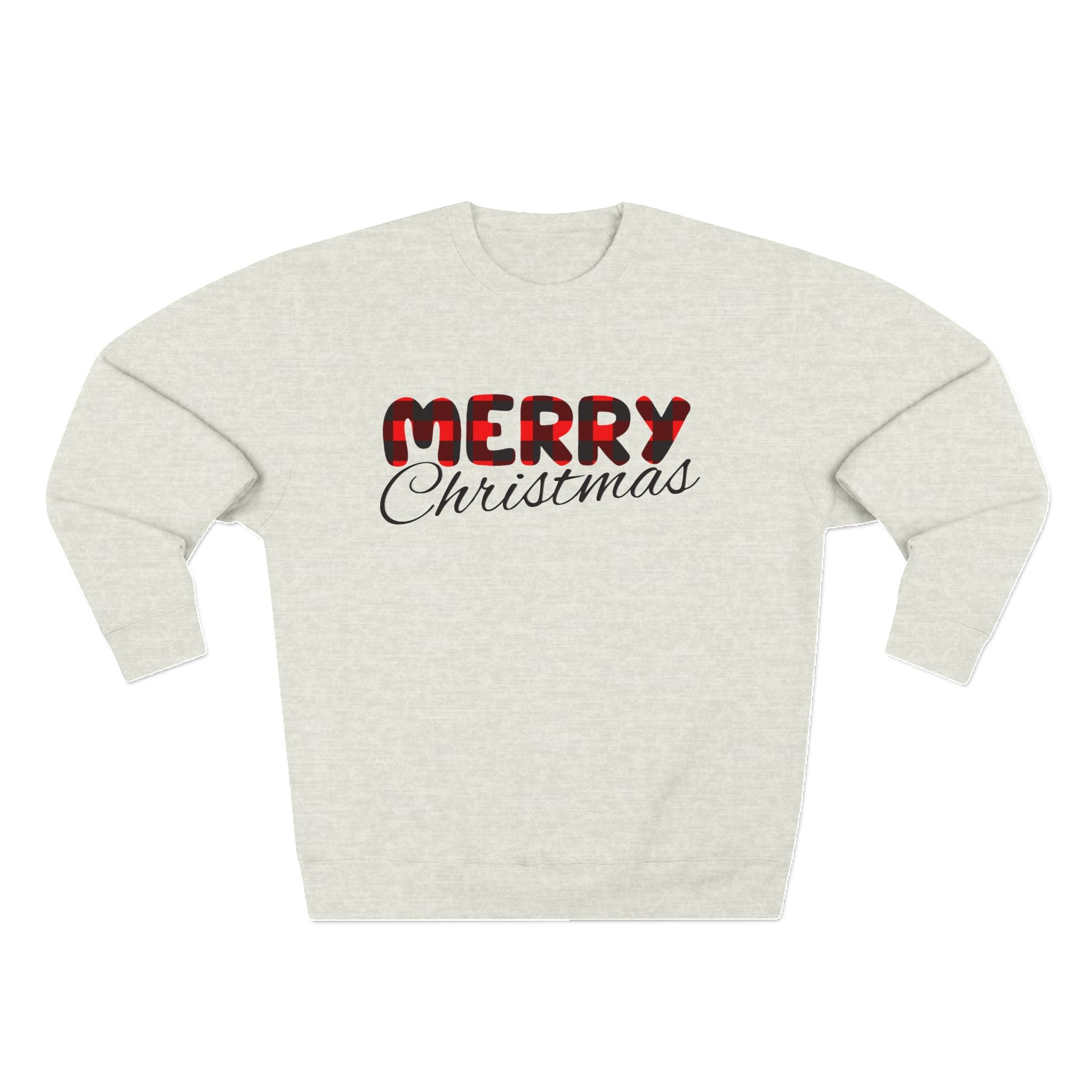 Merry Christmas- Cowhide Crewneck Sweatshirt
