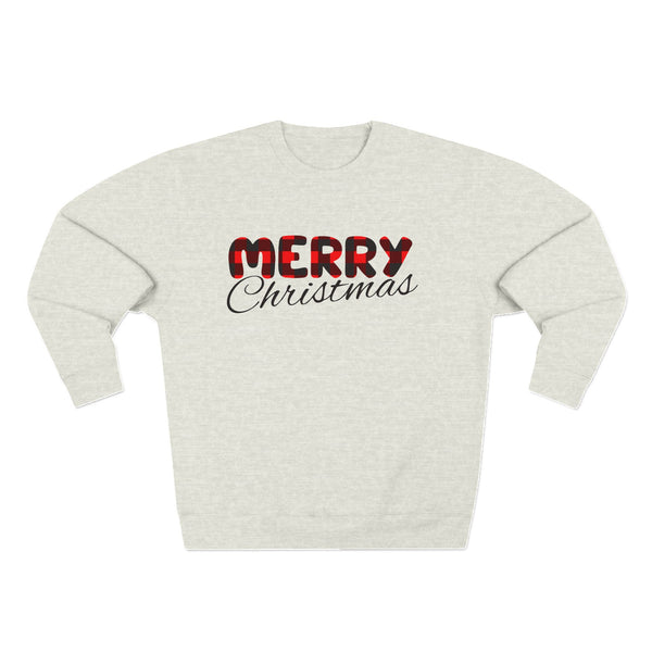 Merry Christmas- Cowhide Crewneck Sweatshirt