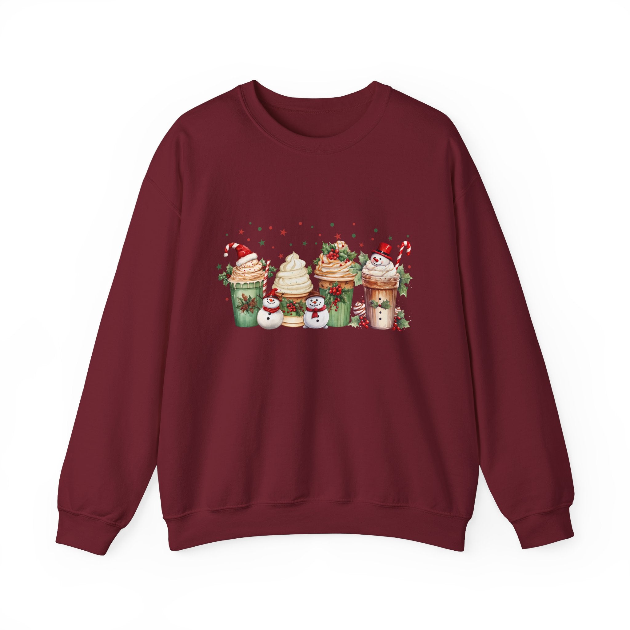 Snowman Coffee crewneck Sweatshirt Unisex