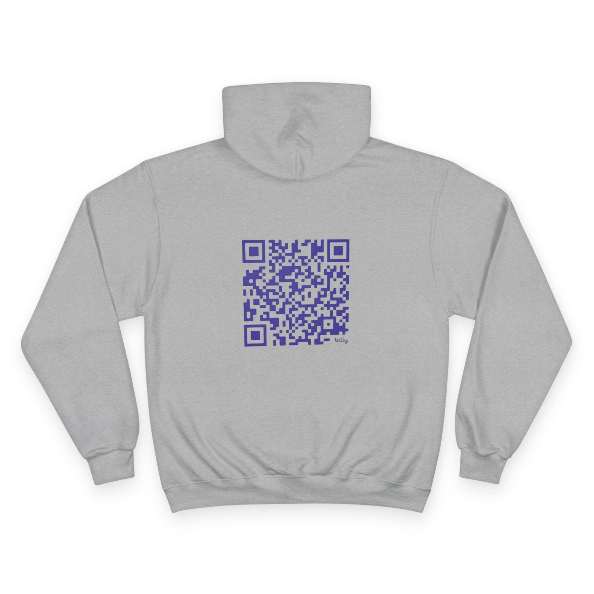Divine Grace Champion Hoodie - Stylish Sweatshirt with QR Code