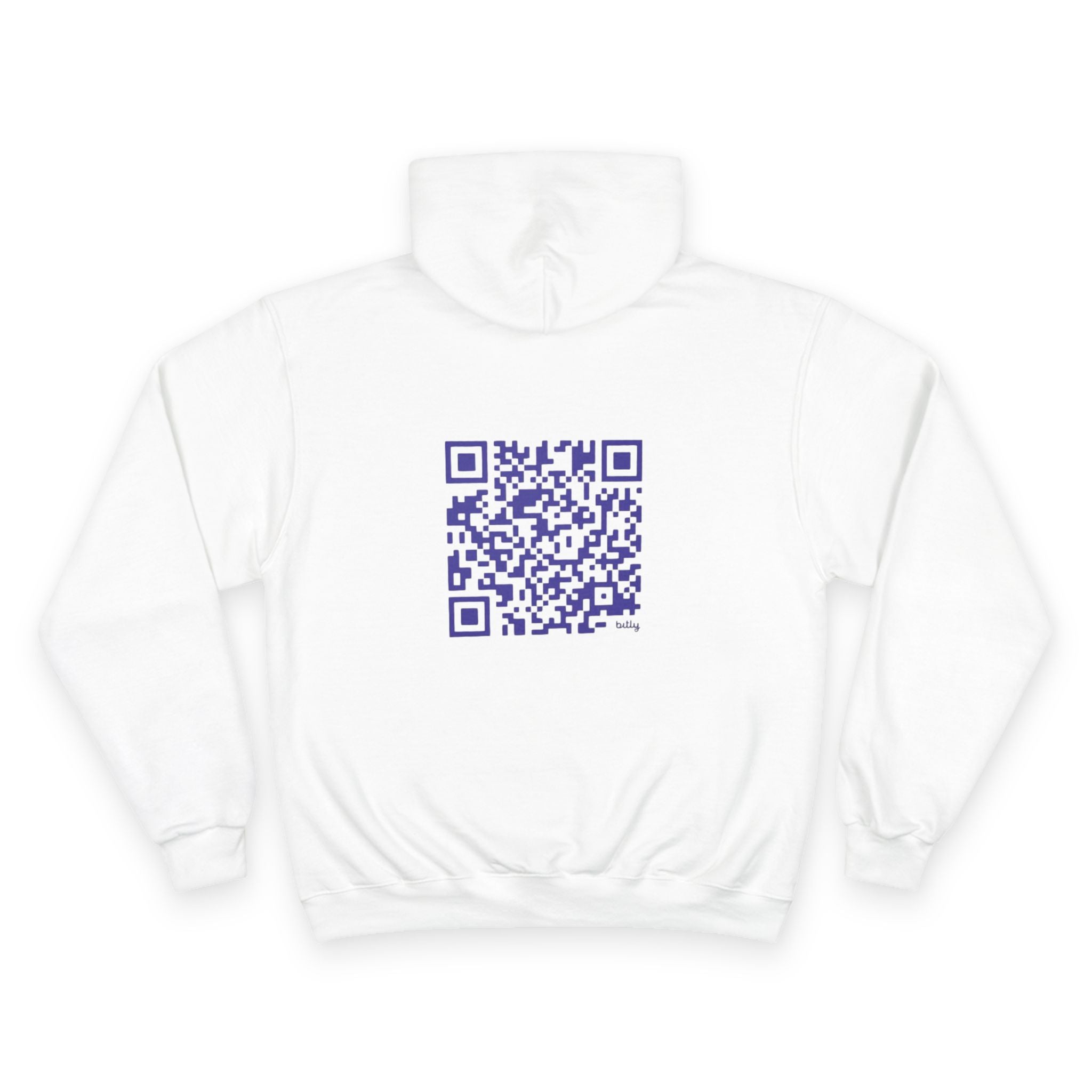 Divine Grace Champion Hoodie - Stylish Sweatshirt with QR Code