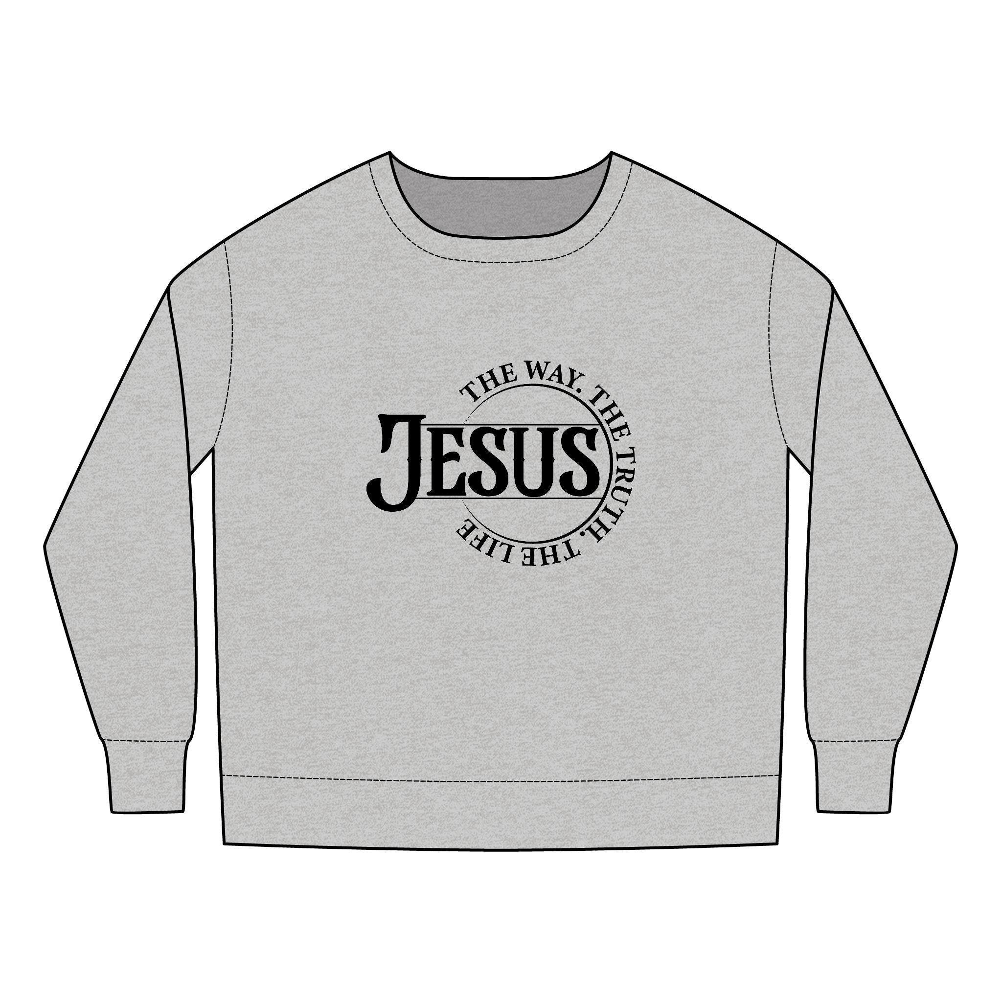 Jesus is the way Toddler Sweatshirt- Unisex