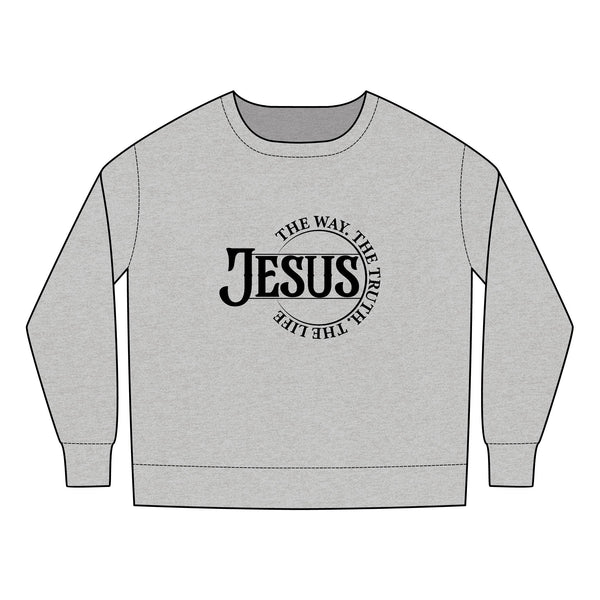 Jesus is the way Toddler Sweatshirt- Unisex