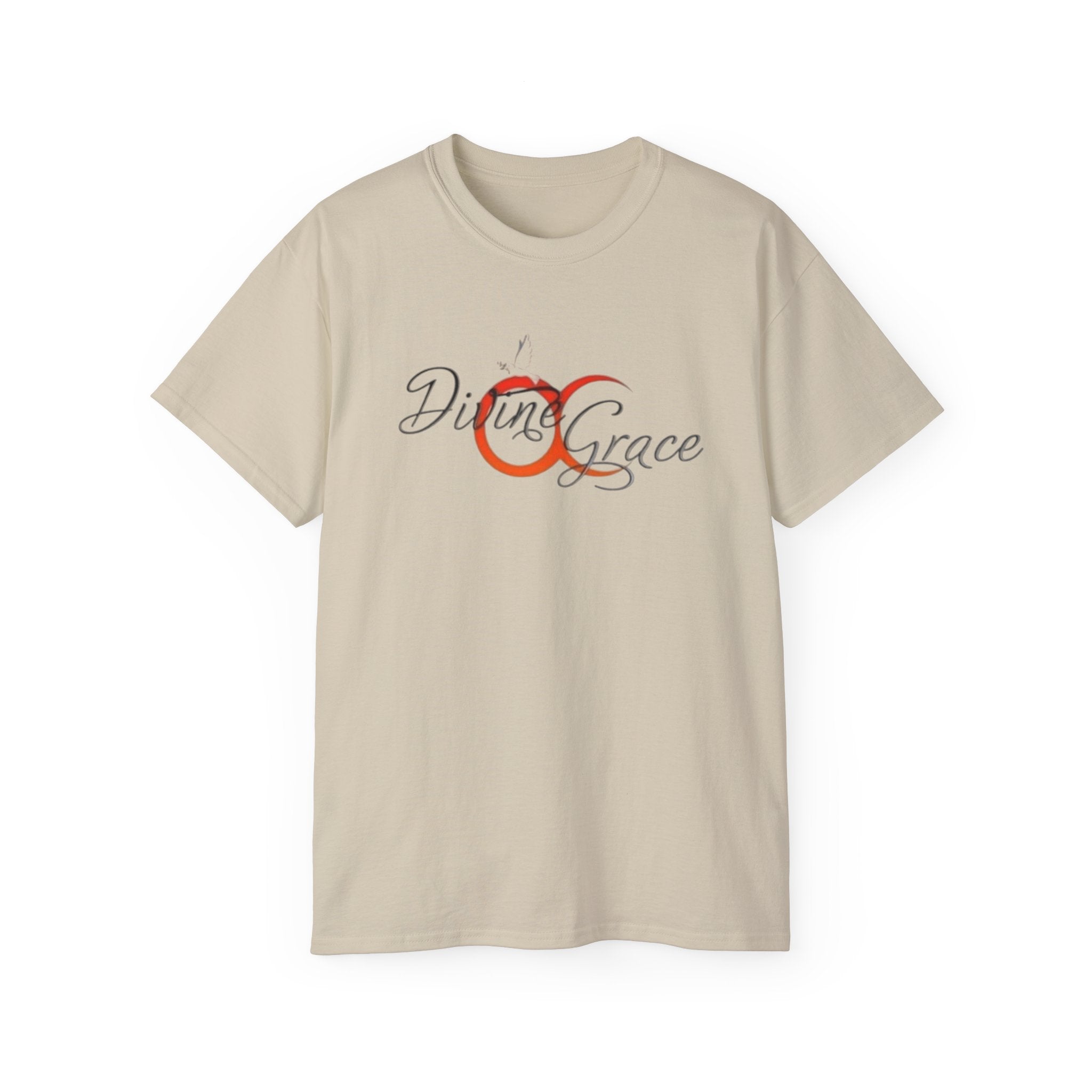 Divine Grace Unisex Ultra Cotton Tee - Inspirational Quote Tee with QR Code