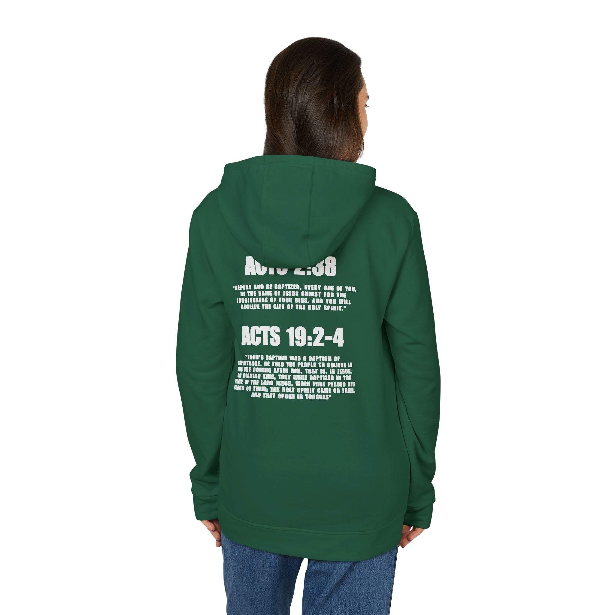 Acts 2:38 adidas Unisex Fleece Hoodie