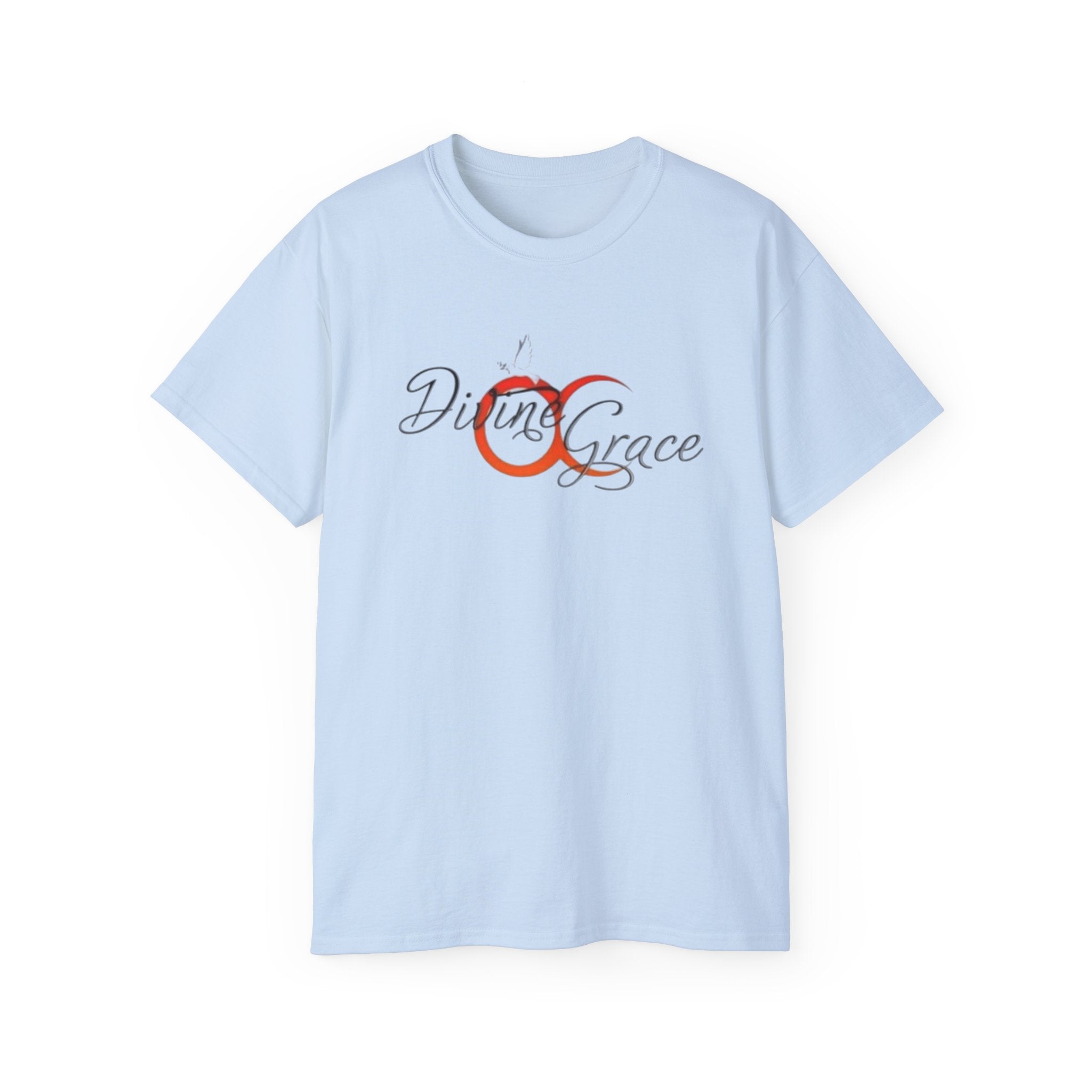 Divine Grace Unisex Ultra Cotton Tee - Inspirational Quote Tee with QR Code