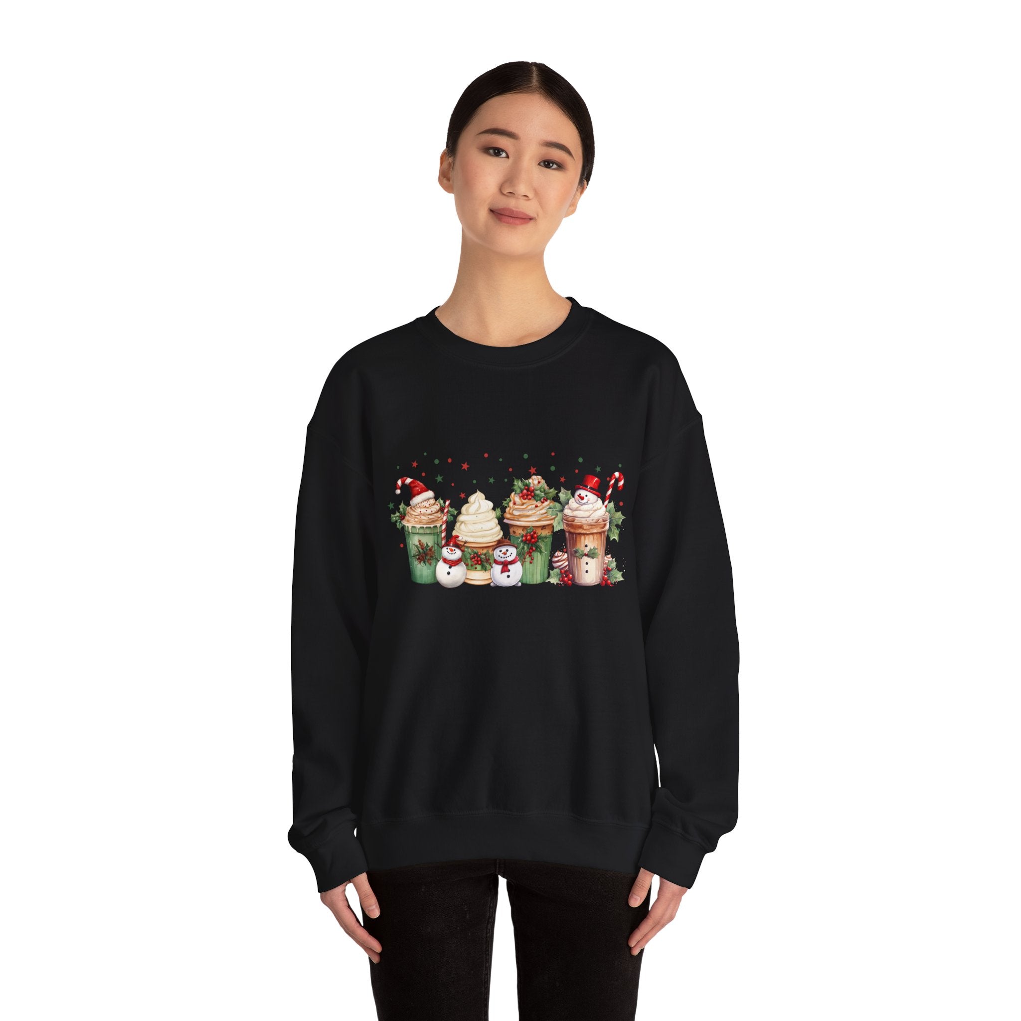 Snowman Coffee crewneck Sweatshirt Unisex